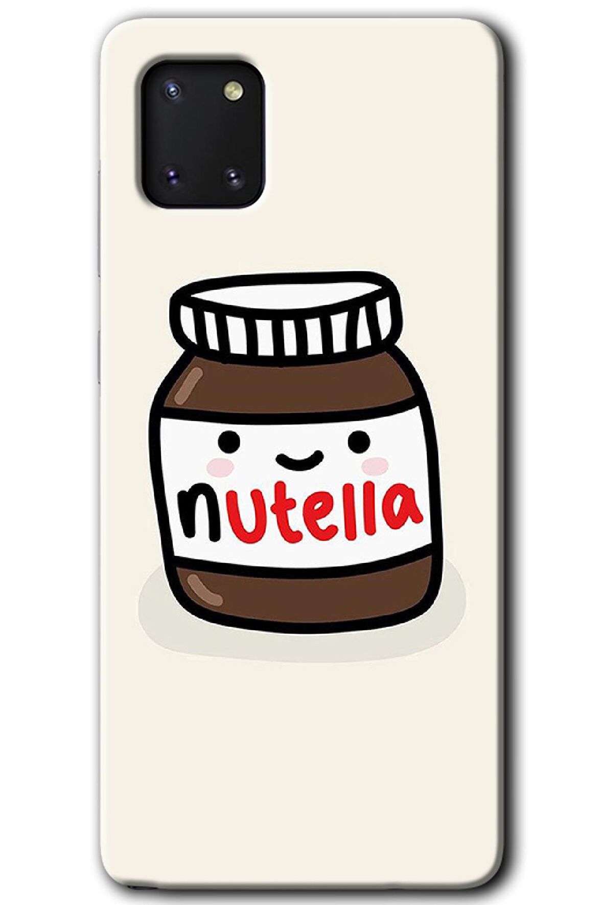 Galaxy A81 Kılıf HD Desen Baskılı Arka Kapak - Nutella Aşkım 