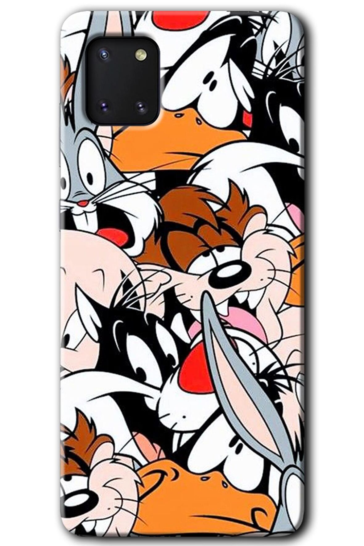 Galaxy A81 Kılıf HD Desen Baskılı Arka Kapak - Karakterler 