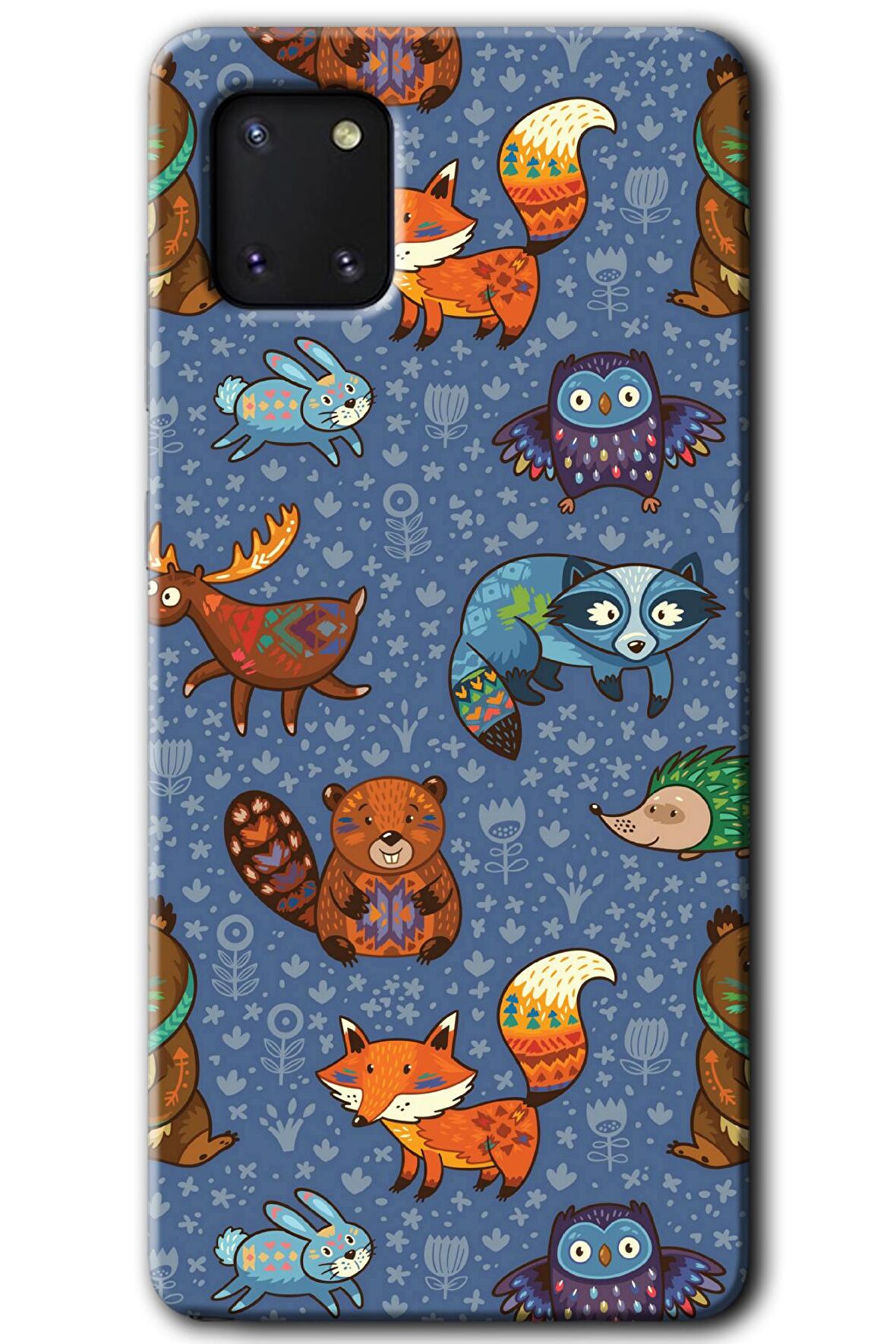 Galaxy A81 Kılıf HD Desen Baskılı Arka Kapak - Animals Funny 