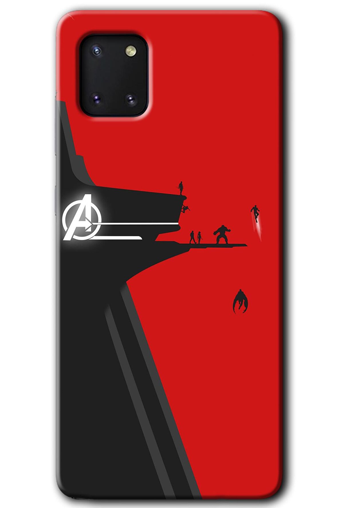 Galaxy A81 Kılıf HD Desen Baskılı Arka Kapak - Avengers Tower 