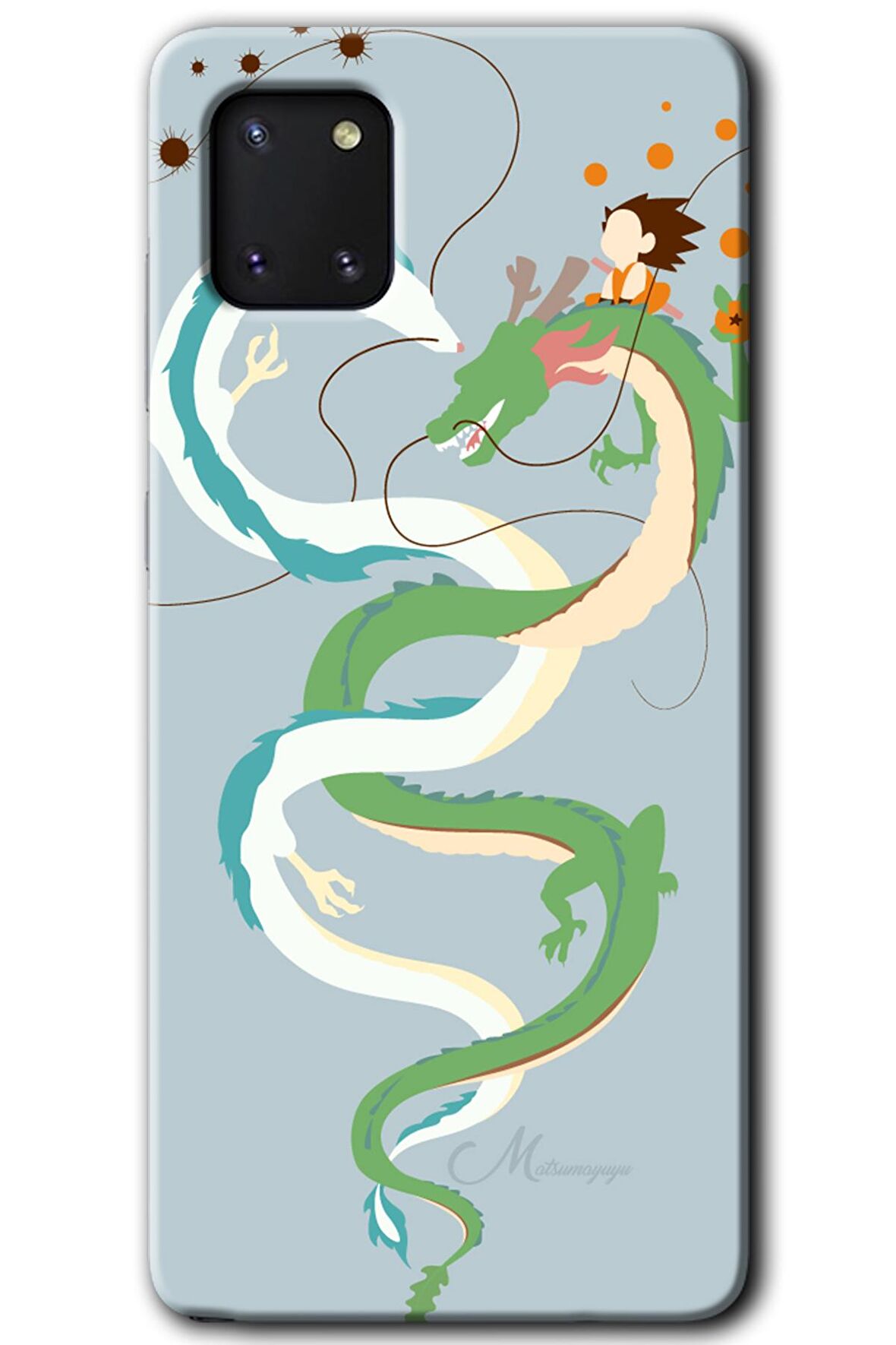 Galaxy A81 Kılıf HD Desen Baskılı Arka Kapak - Snake Friendship 