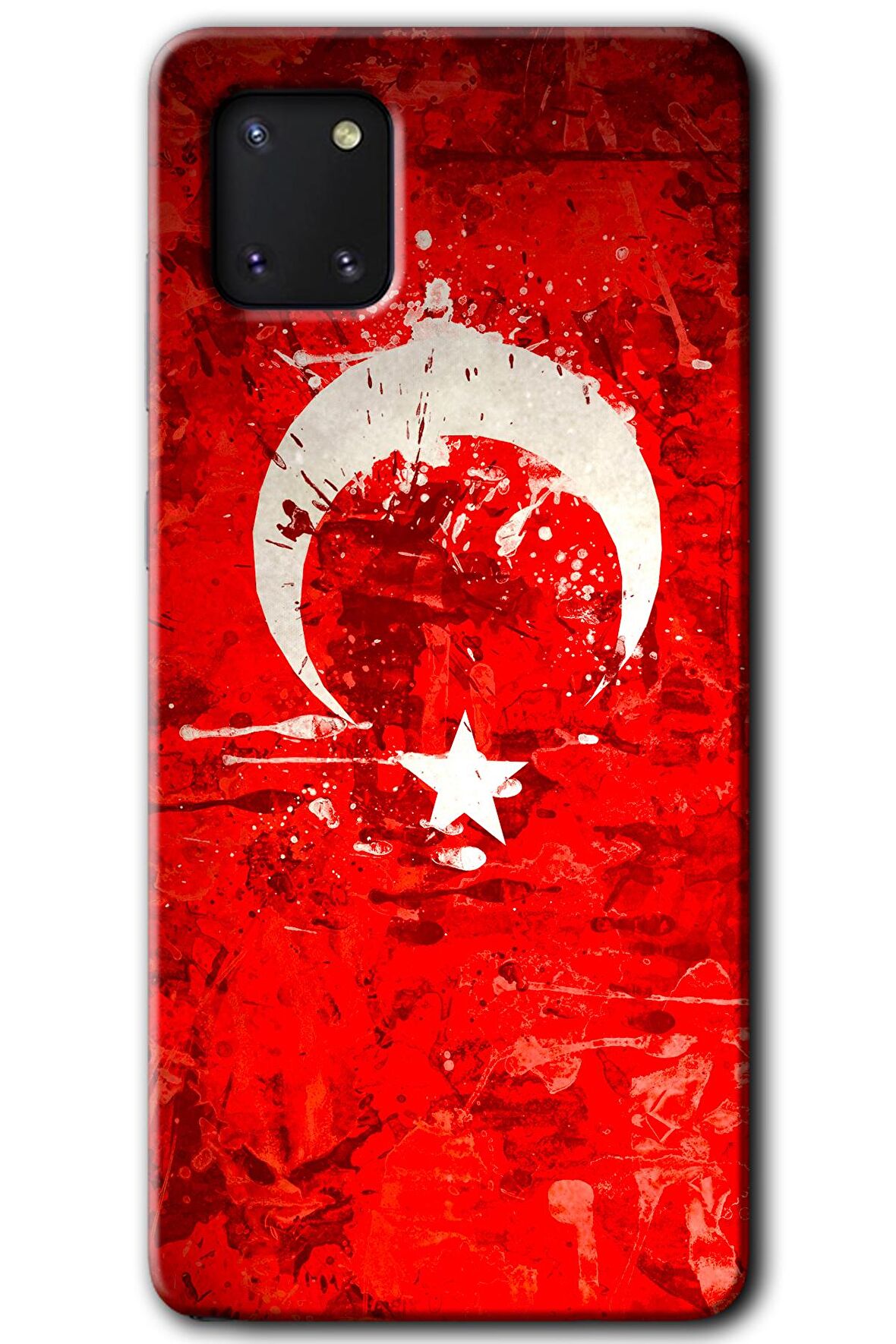 Galaxy A81 Kılıf HD Desen Baskılı Arka Kapak - Albayrak 2 