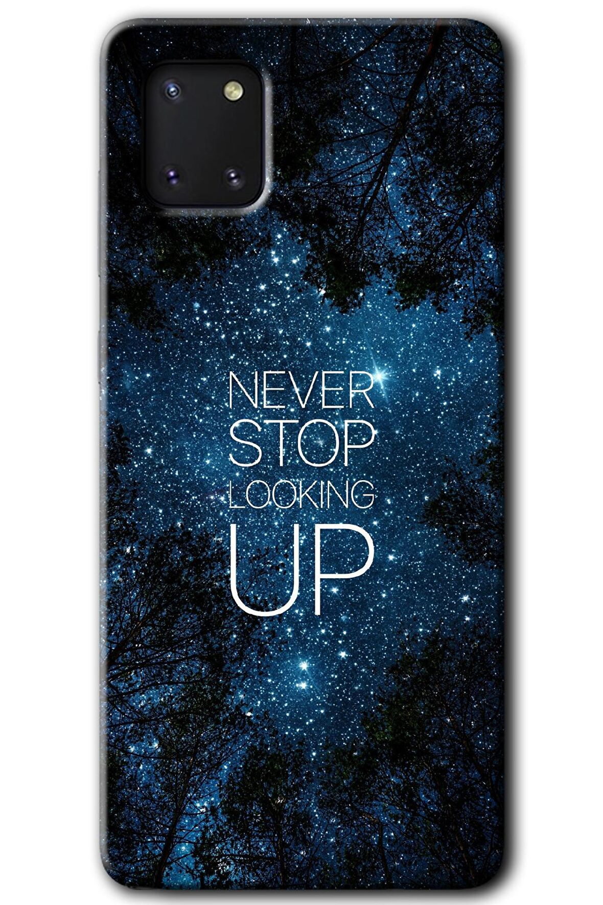 Galaxy A81 Kılıf HD Desen Baskılı Arka Kapak - Stars Wallpaper 
