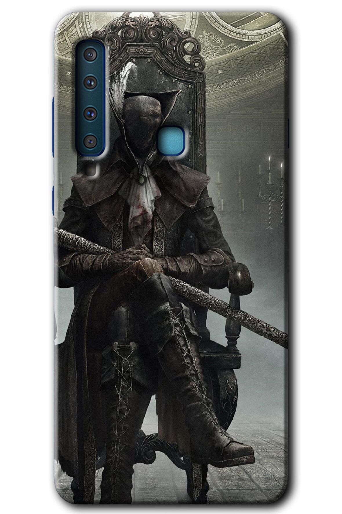 Galaxy A9 2018 Kılıf HD Desen Baskılı Arka Kapak - Bloodborne Hunters 