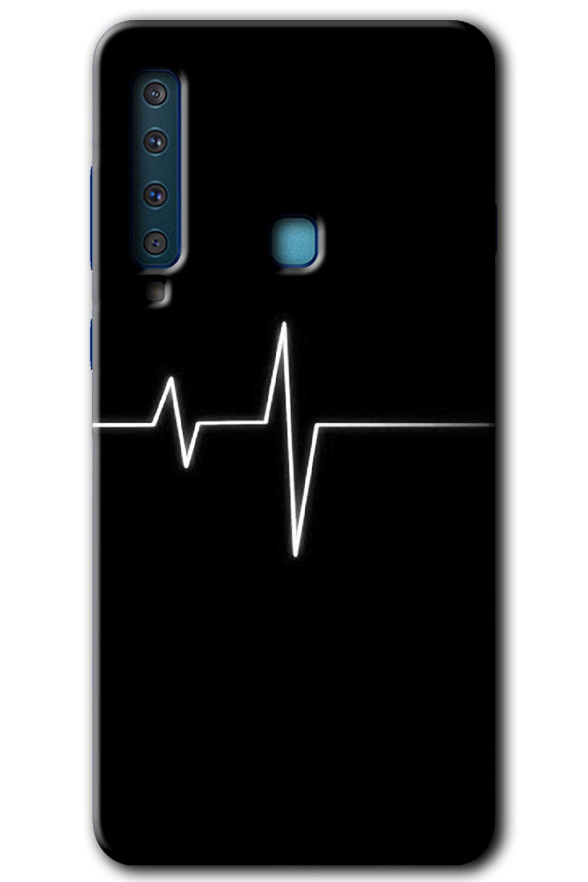 Galaxy A9 2018 Kılıf HD Desen Baskılı Arka Kapak - Heart Rytm 