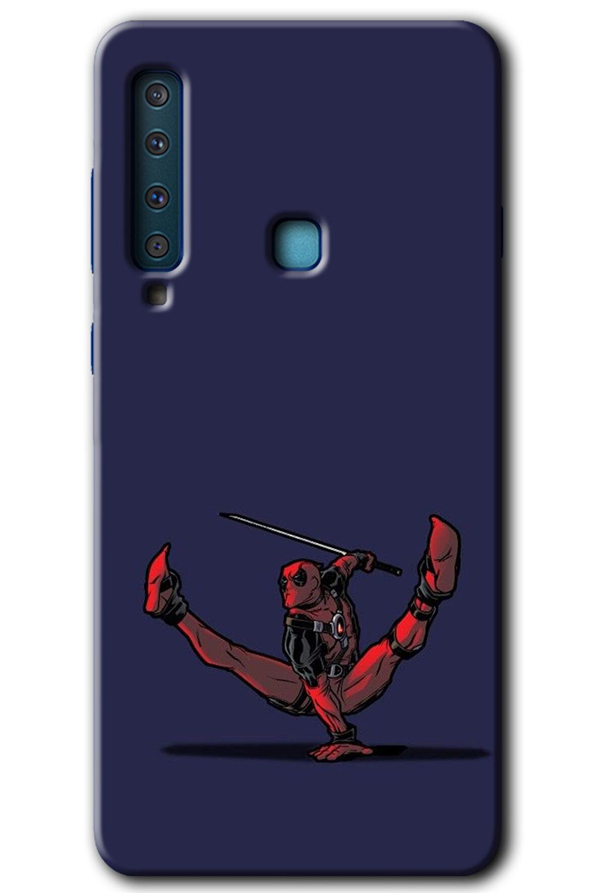 Galaxy A9 2018 Kılıf HD Desen Baskılı Arka Kapak - DeadPool 3 