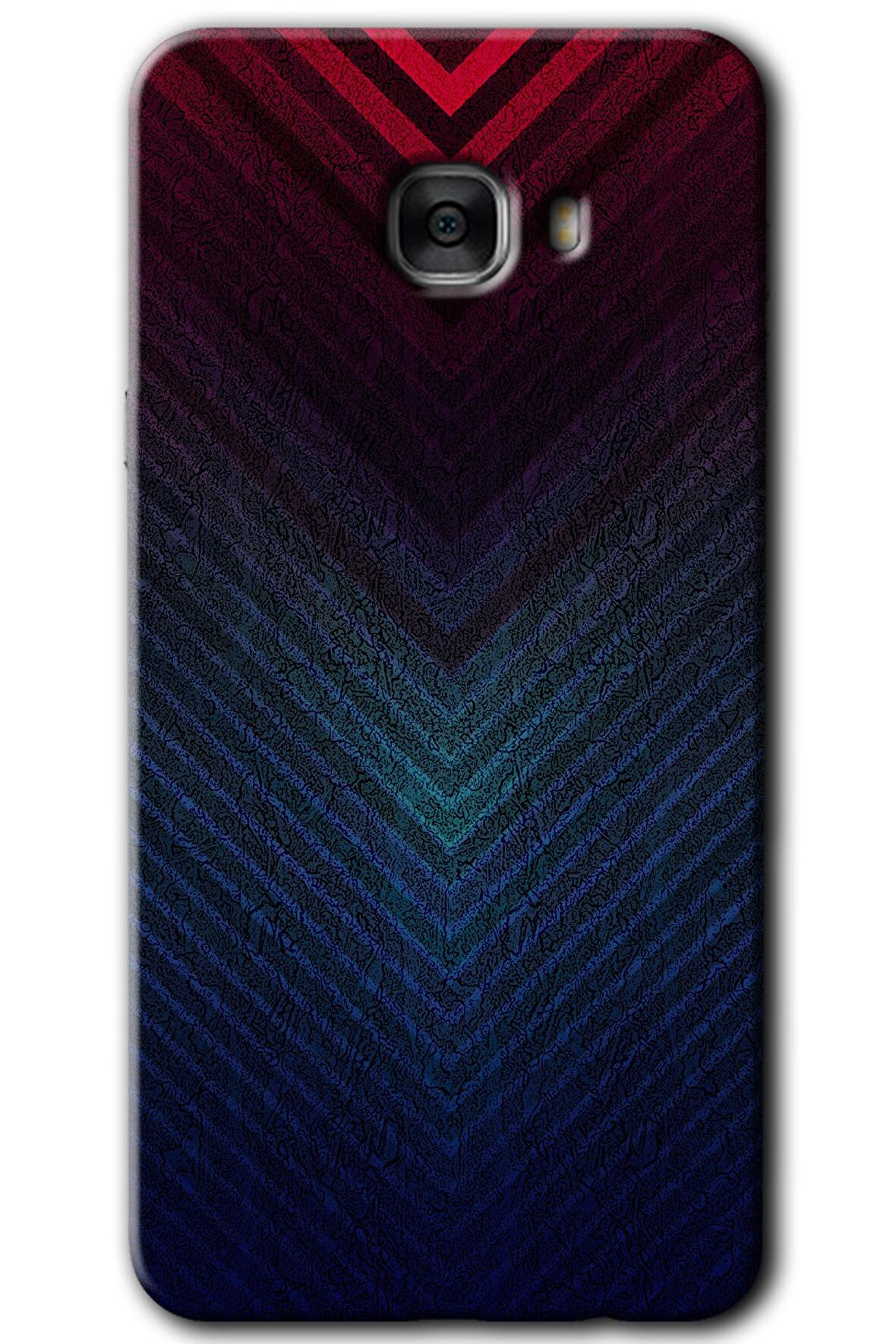 Galaxy C7 Kılıf HD Desen Baskılı Arka Kapak - Abstract 4 