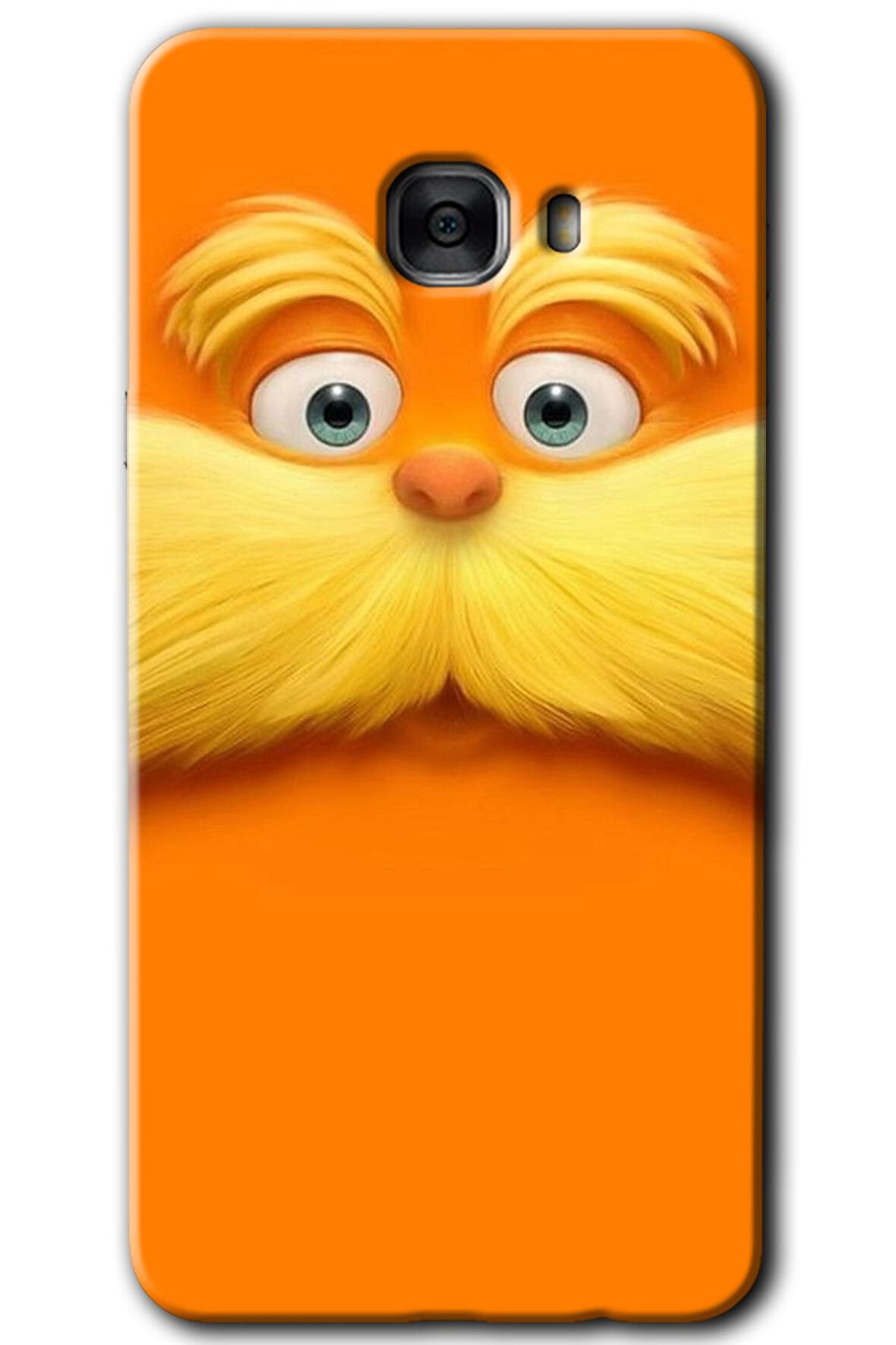 Galaxy C7 Kılıf HD Desen Baskılı Arka Kapak - Garfield 