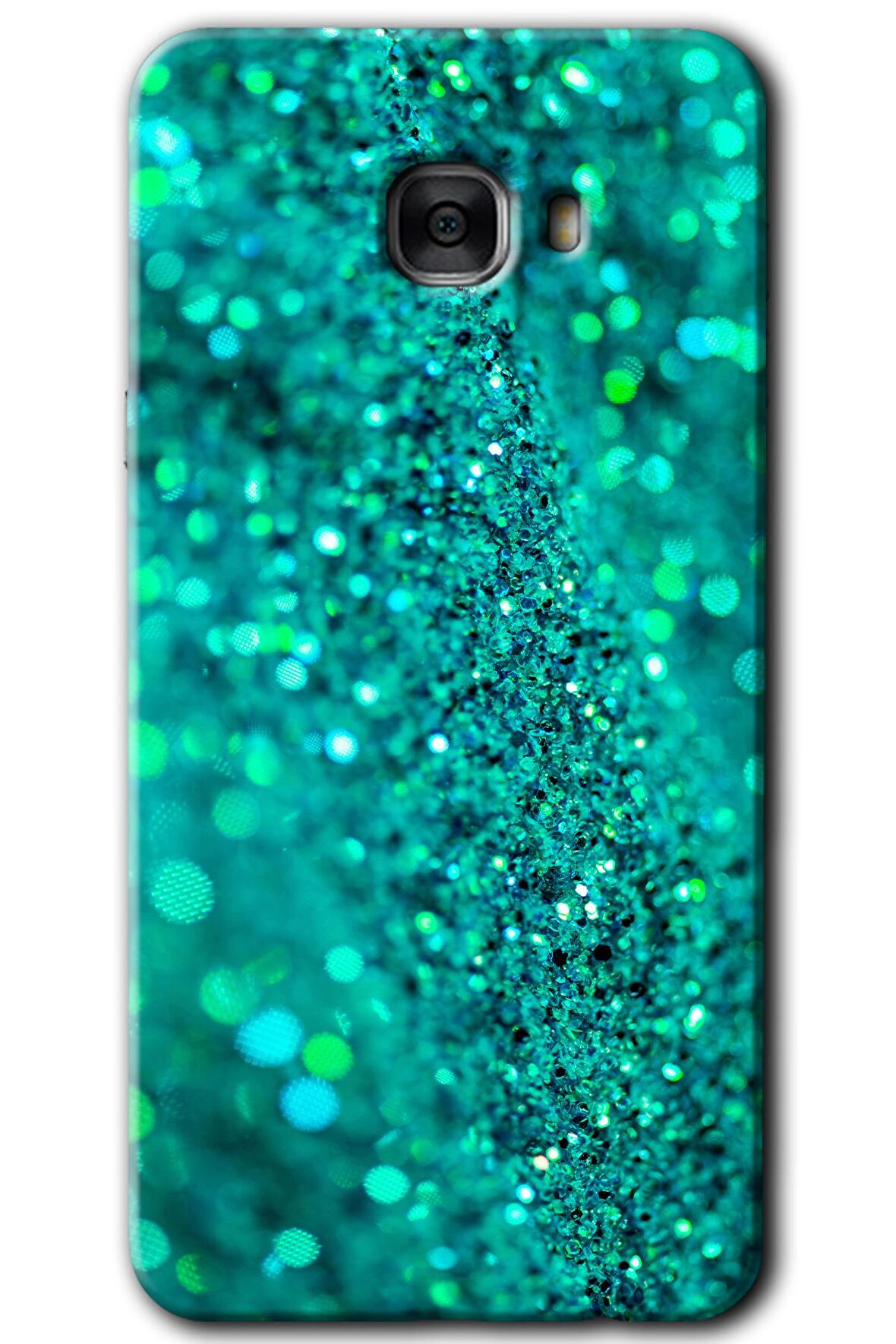 Galaxy C7 Kılıf HD Desen Baskılı Arka Kapak - Diamonds 