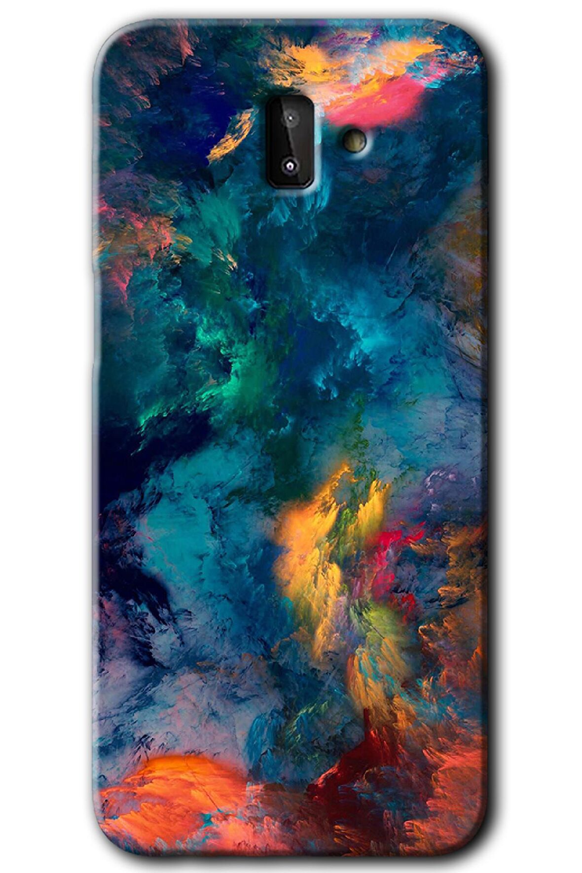 Galaxy J8 Kılıf HD Desen Baskılı Arka Kapak - Valhalla 