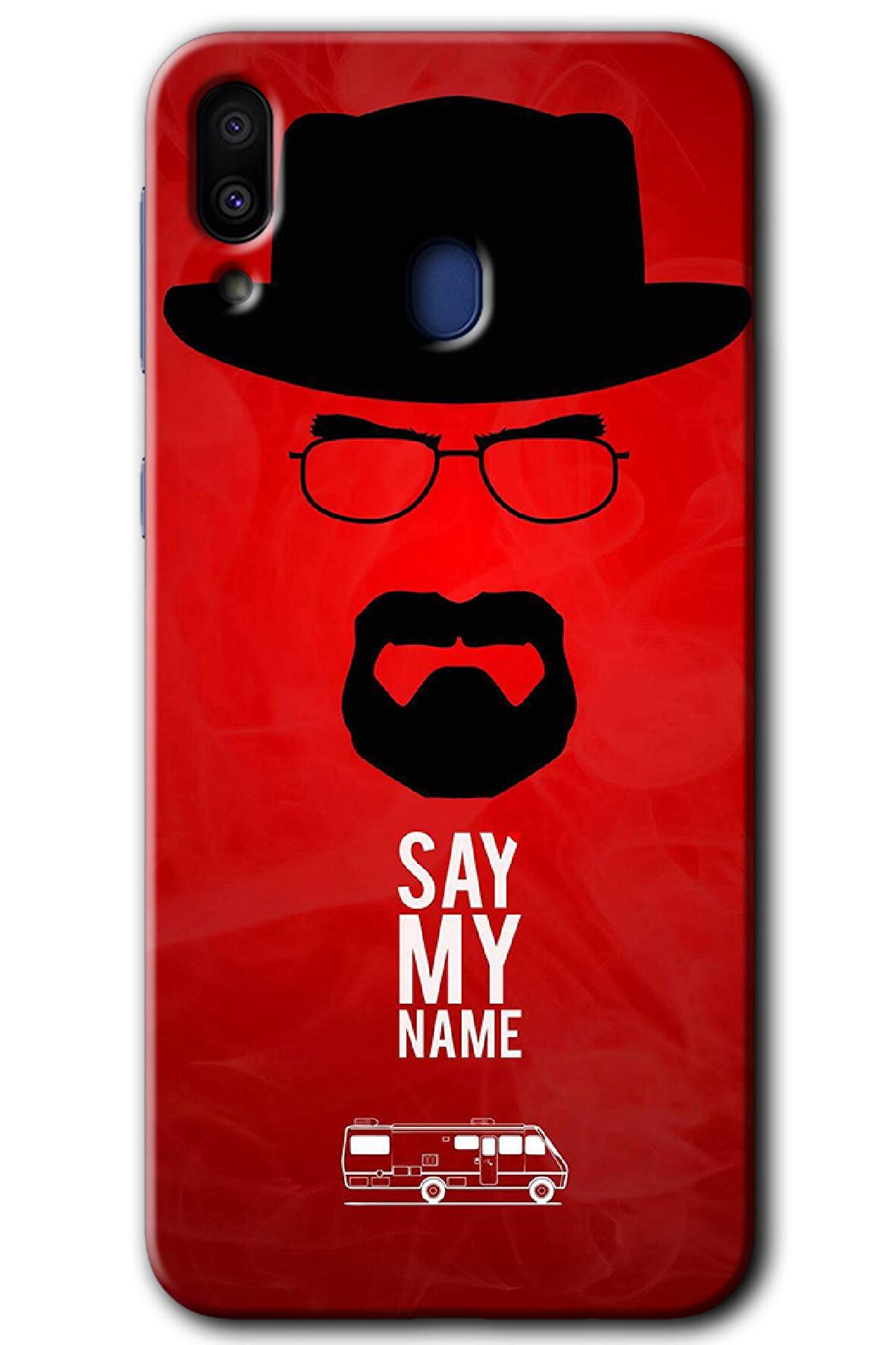 Galaxy M10 Kılıf HD Desen Baskılı Arka Kapak - Say My Name 
