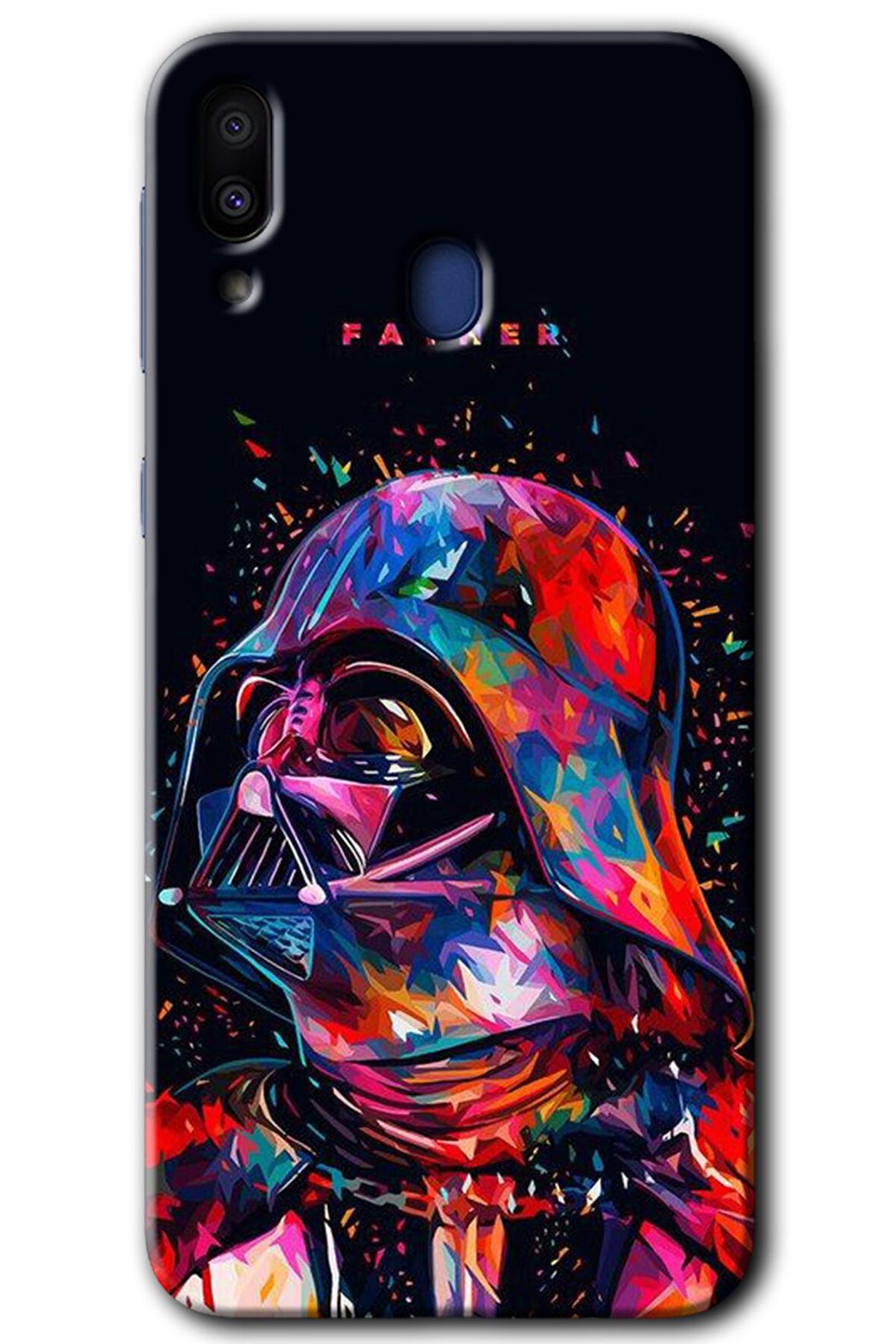 Galaxy M10 Kılıf HD Desen Baskılı Arka Kapak - Father Vader 