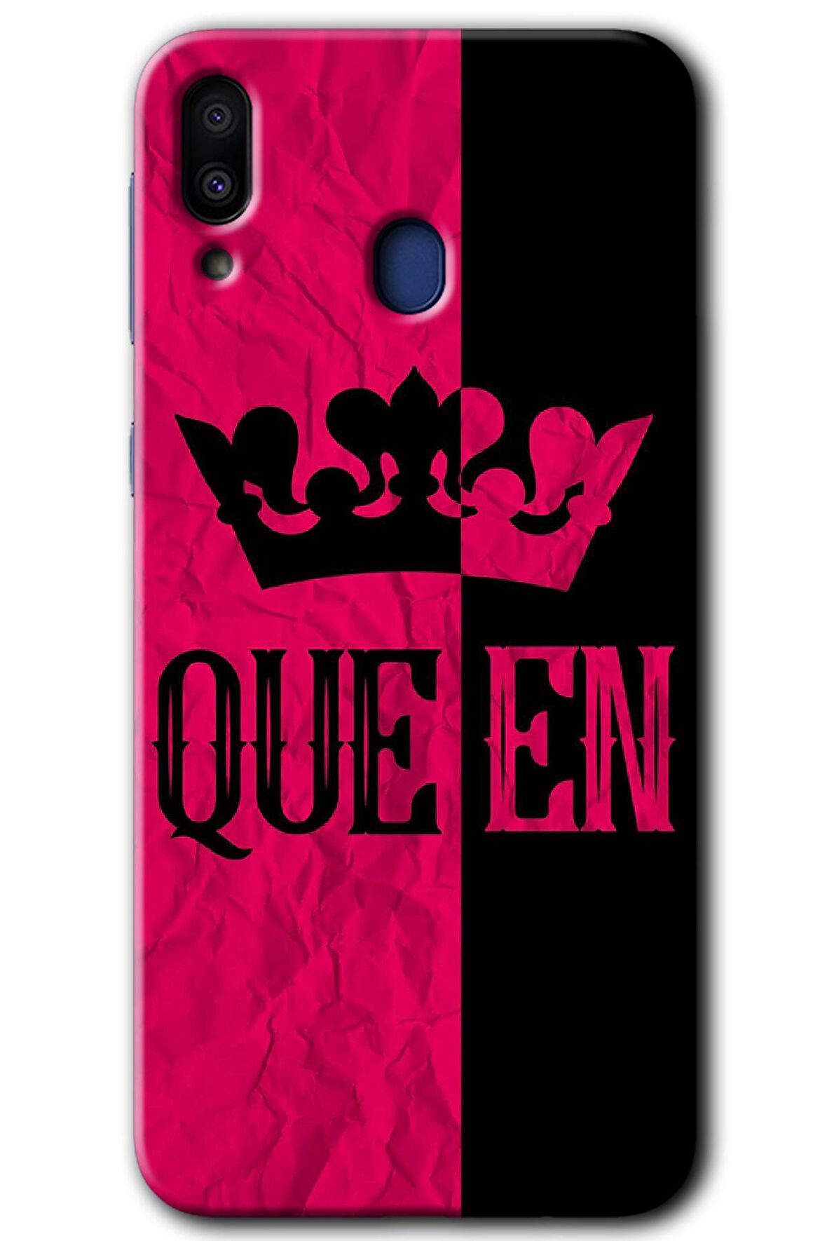 Galaxy M10s Kılıf HD Desen Baskılı Arka Kapak - Queen 