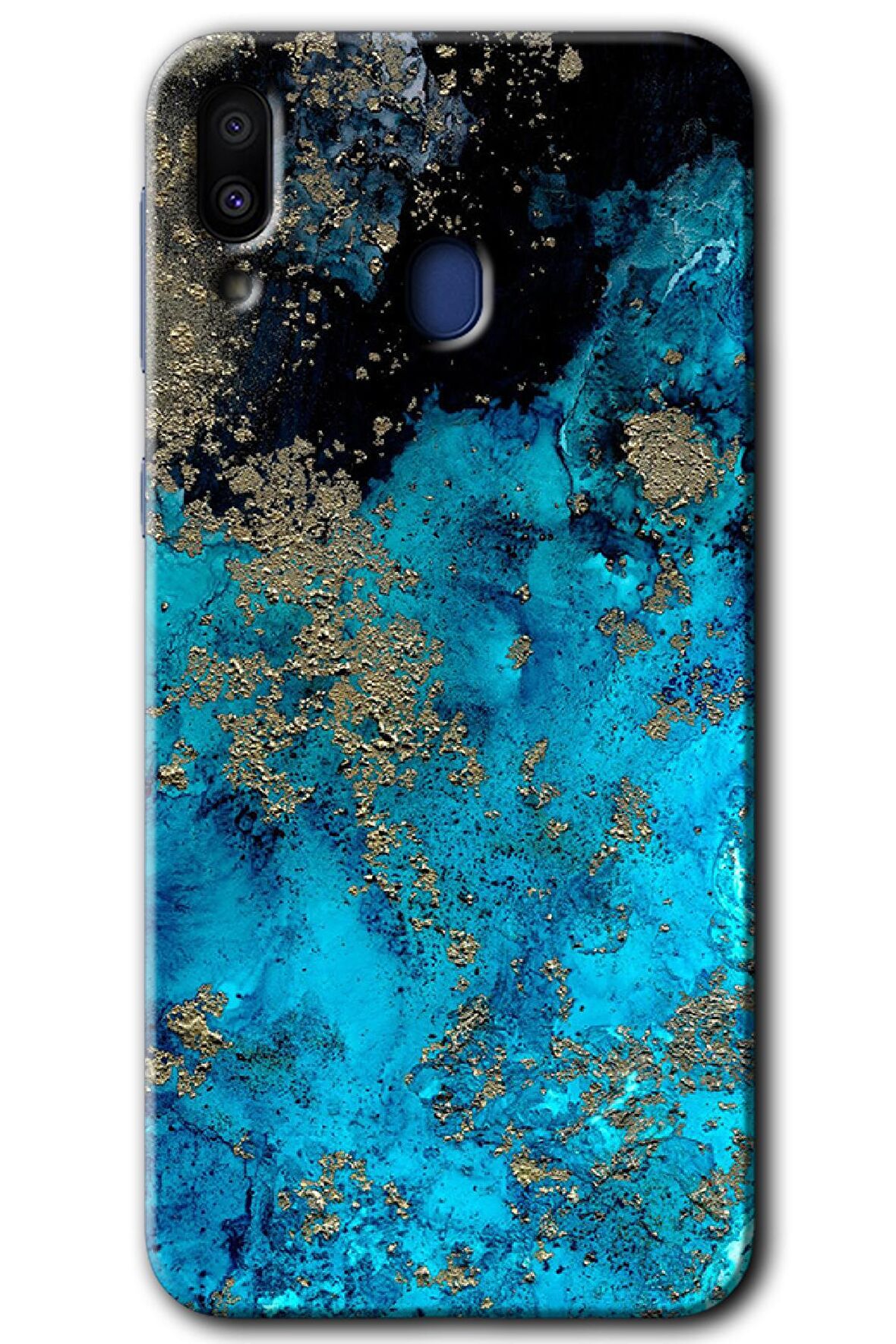 Galaxy M10s Kılıf HD Desen Baskılı Arka Kapak - Klas Mermer 
