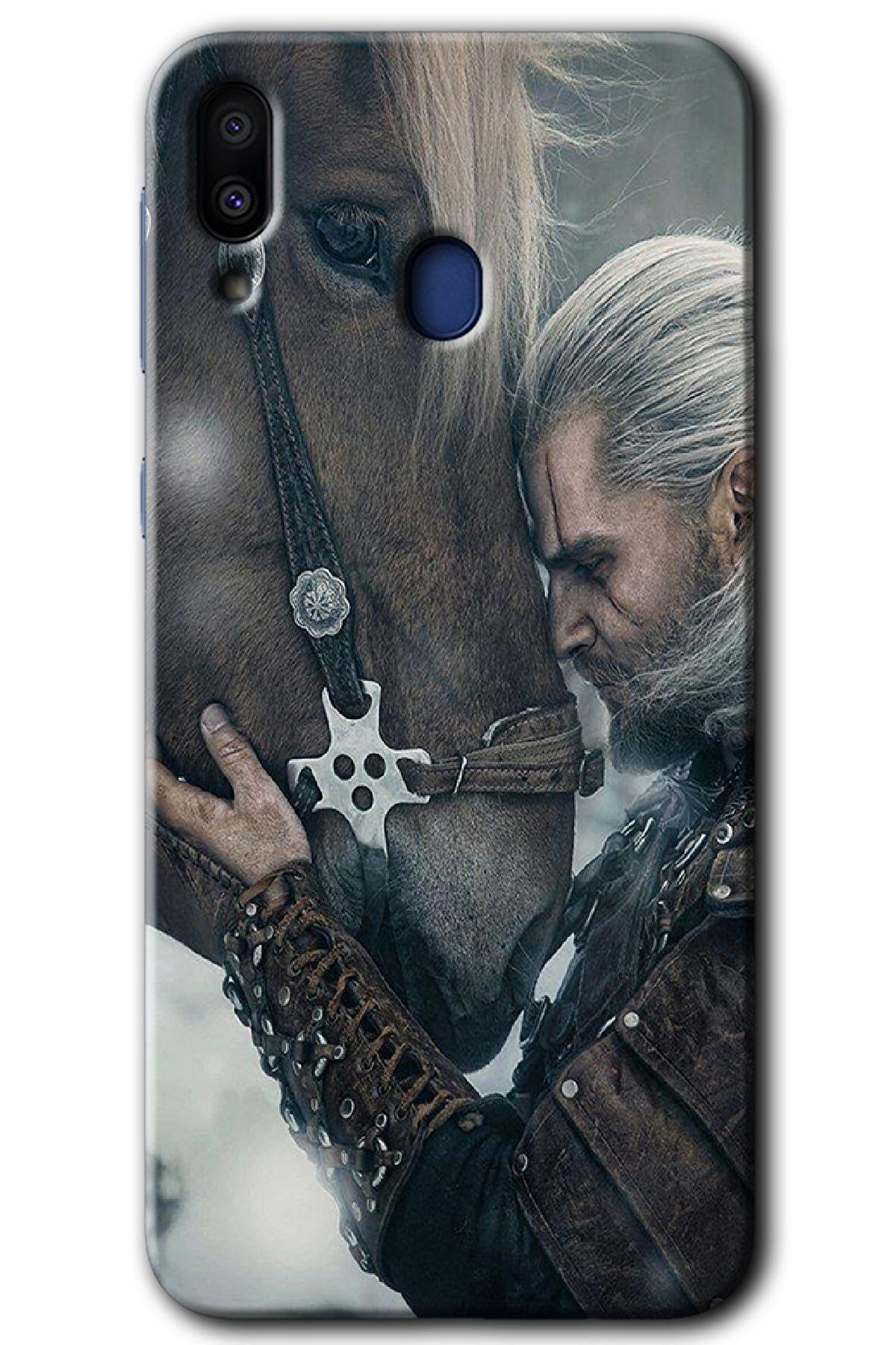 Galaxy M20 Kılıf HD Desen Baskılı Arka Kapak - Kadim Dost 