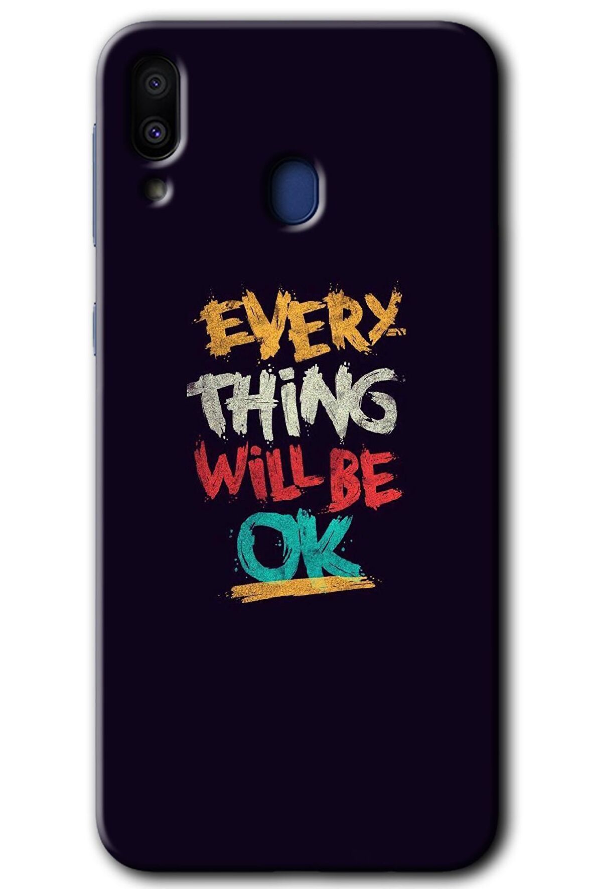 Galaxy M20 Kılıf HD Desen Baskılı Arka Kapak - Everything 