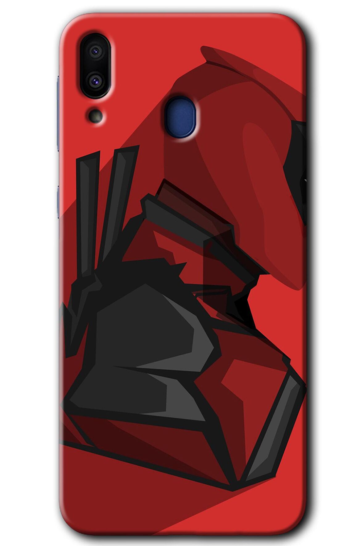 Galaxy M20 Kılıf HD Desen Baskılı Arka Kapak - DeadPool 