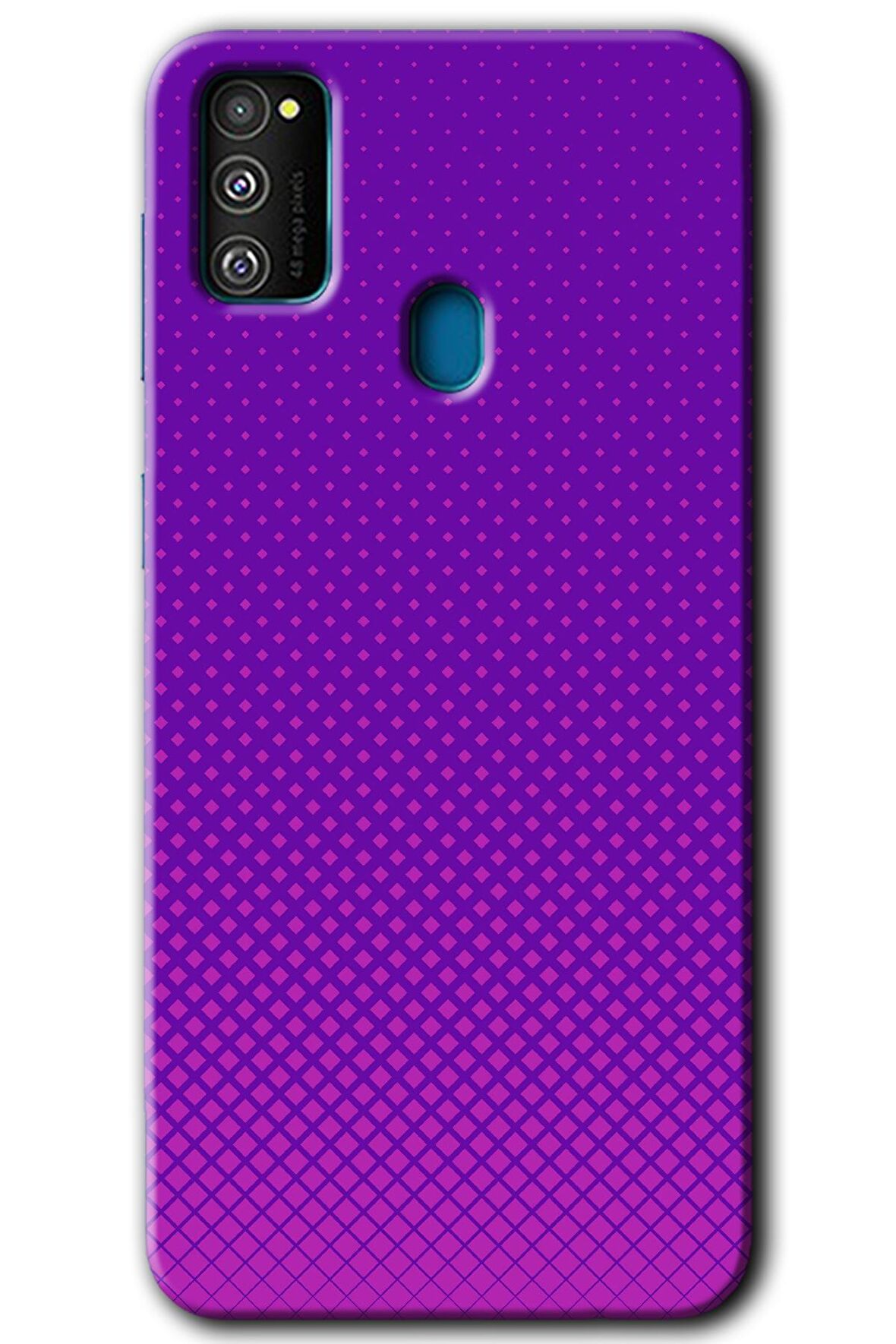 Galaxy M21 Kılıf HD Desen Baskılı Arka Kapak - Semantic 