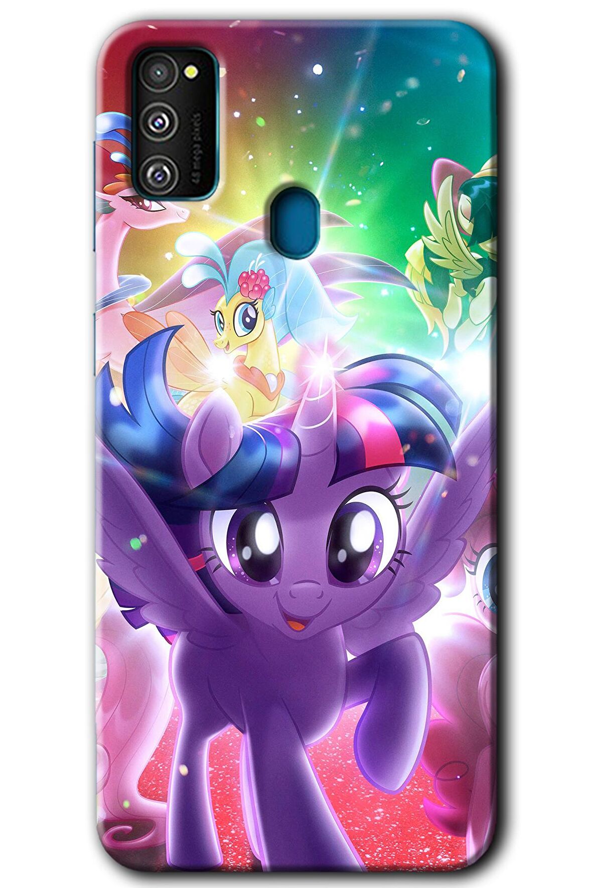 Galaxy M21 Kılıf HD Desen Baskılı Arka Kapak - Pony 