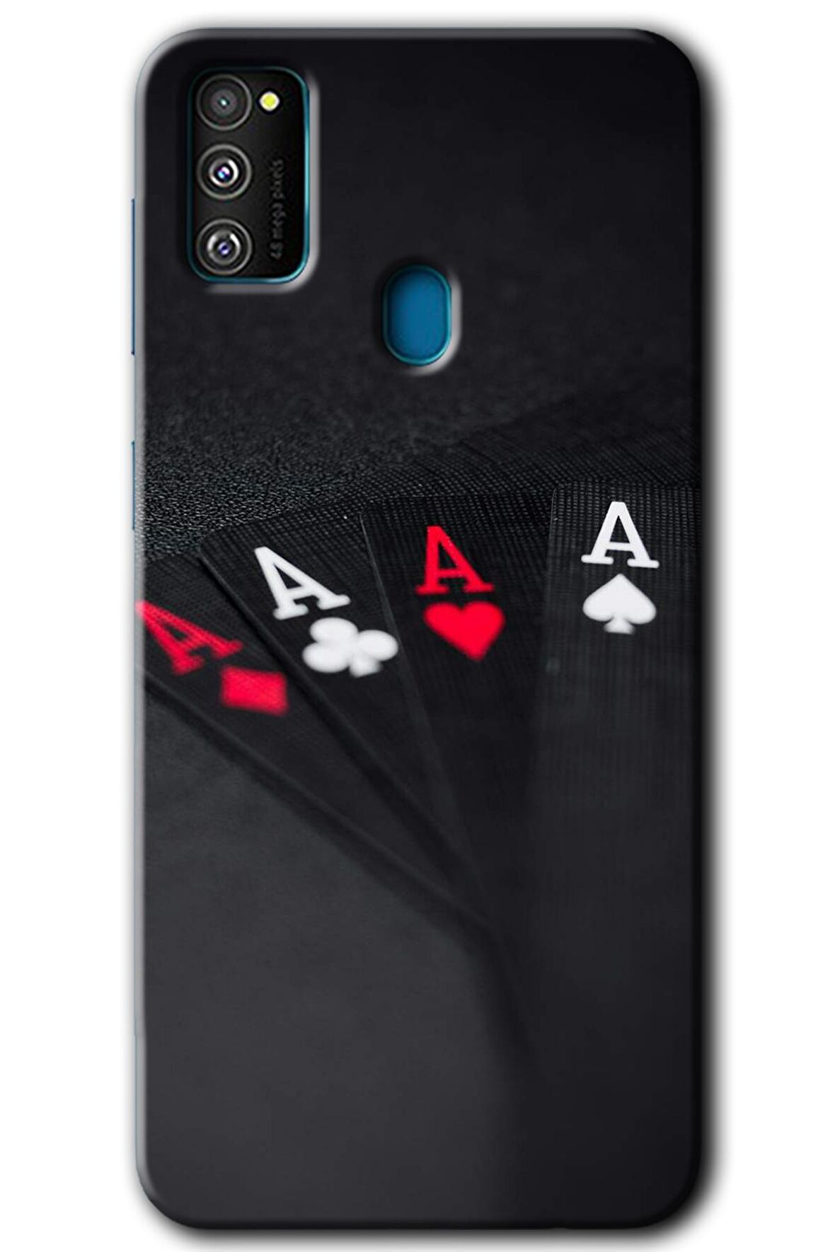 Galaxy M21 Kılıf HD Desen Baskılı Arka Kapak - Full As 