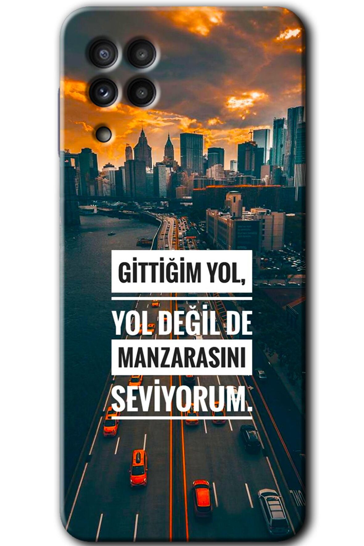 Galaxy M22 Kılıf HD Desen Baskılı Arka Kapak - Manzara Seviyorum 