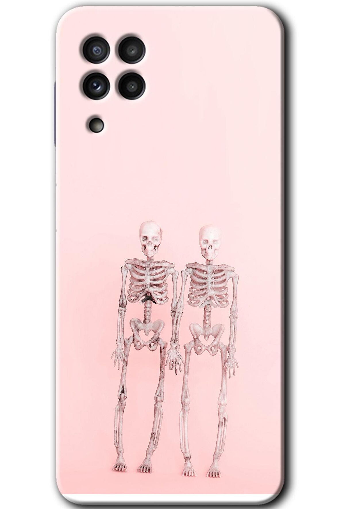Galaxy M22 Kılıf HD Desen Baskılı Arka Kapak - Yaşayan Çift 