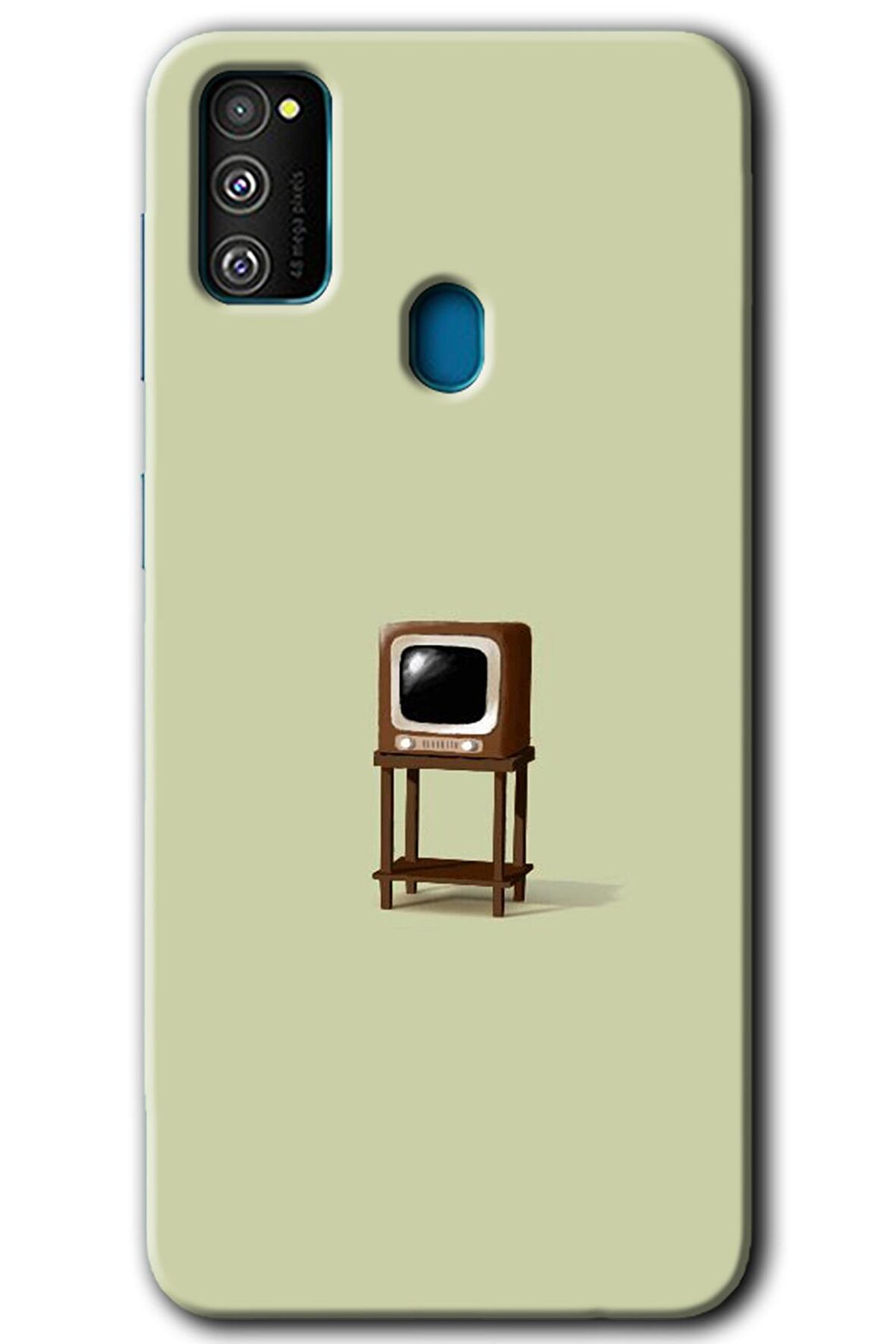 Galaxy M30s Kılıf HD Desen Baskılı Arka Kapak - Retro-TV 