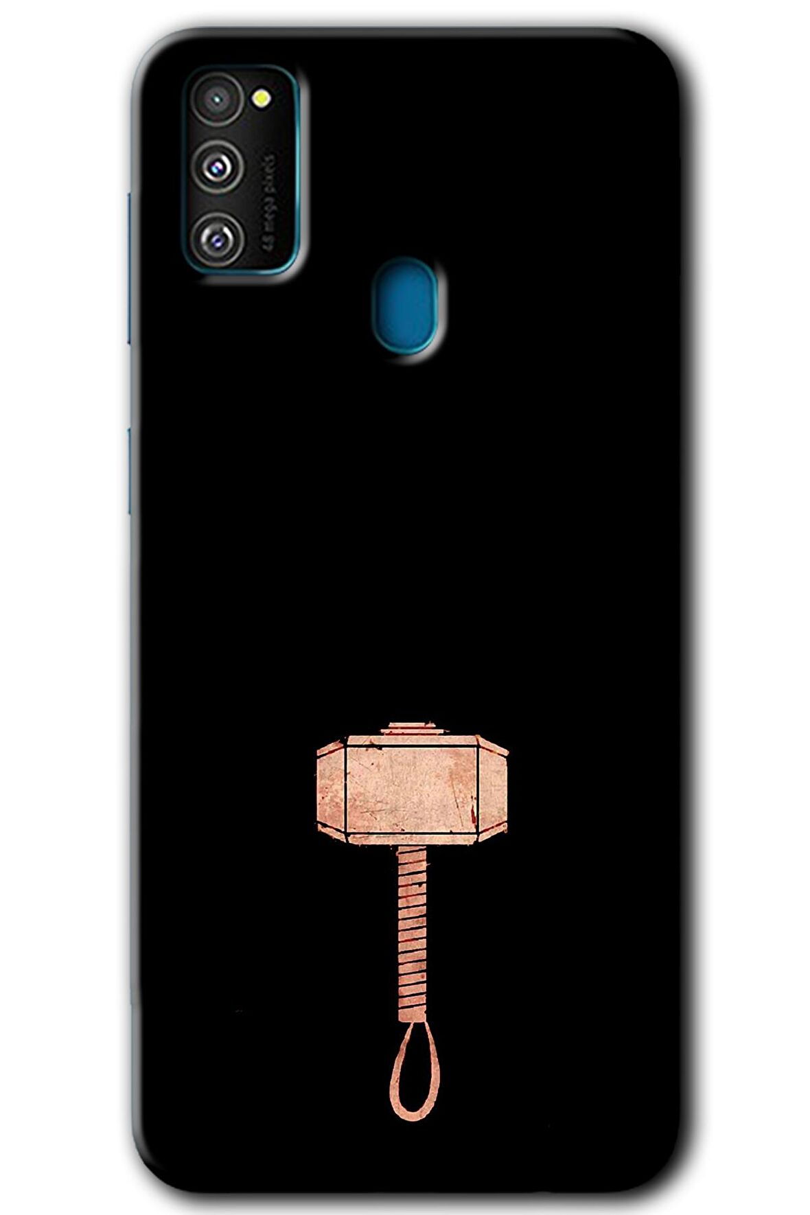 Galaxy M30s Kılıf HD Desen Baskılı Arka Kapak - Thor Çekiç 