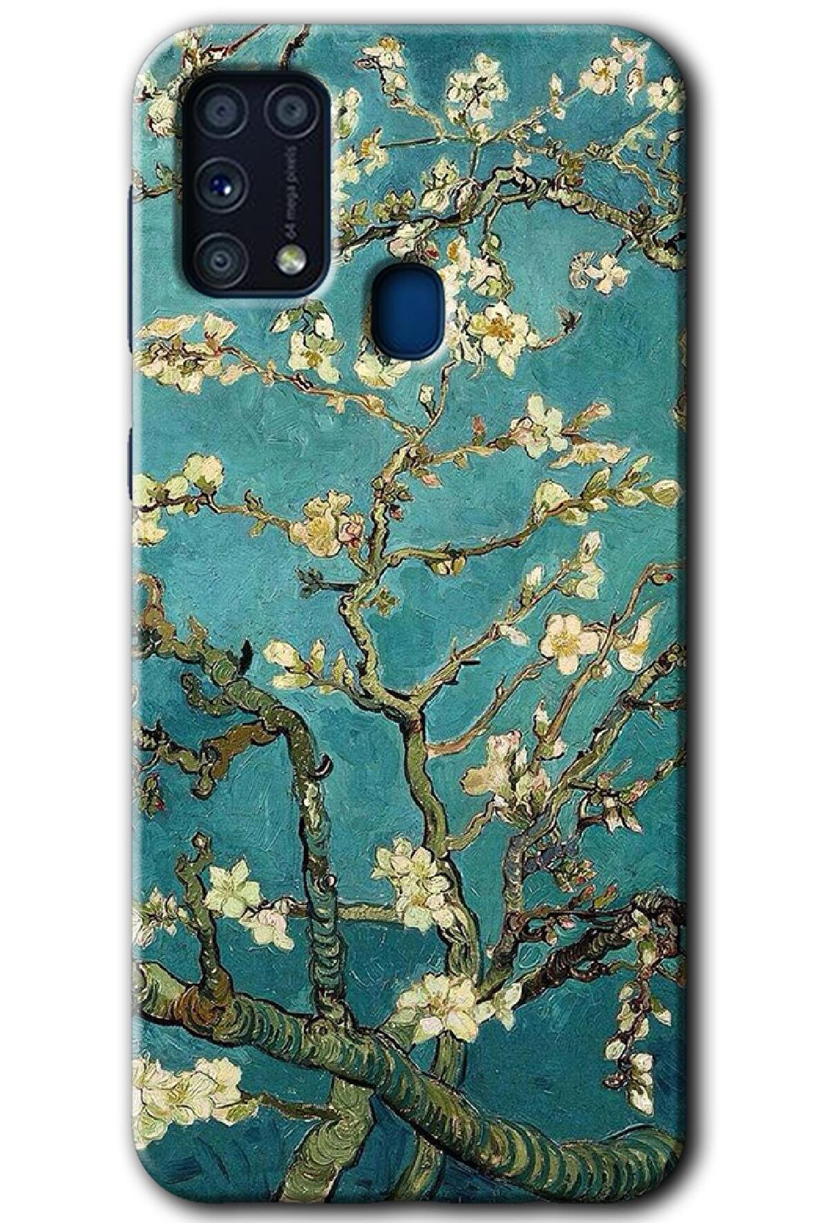 Galaxy M31 Kılıf HD Desen Baskılı Arka Kapak - Almond Blossom 