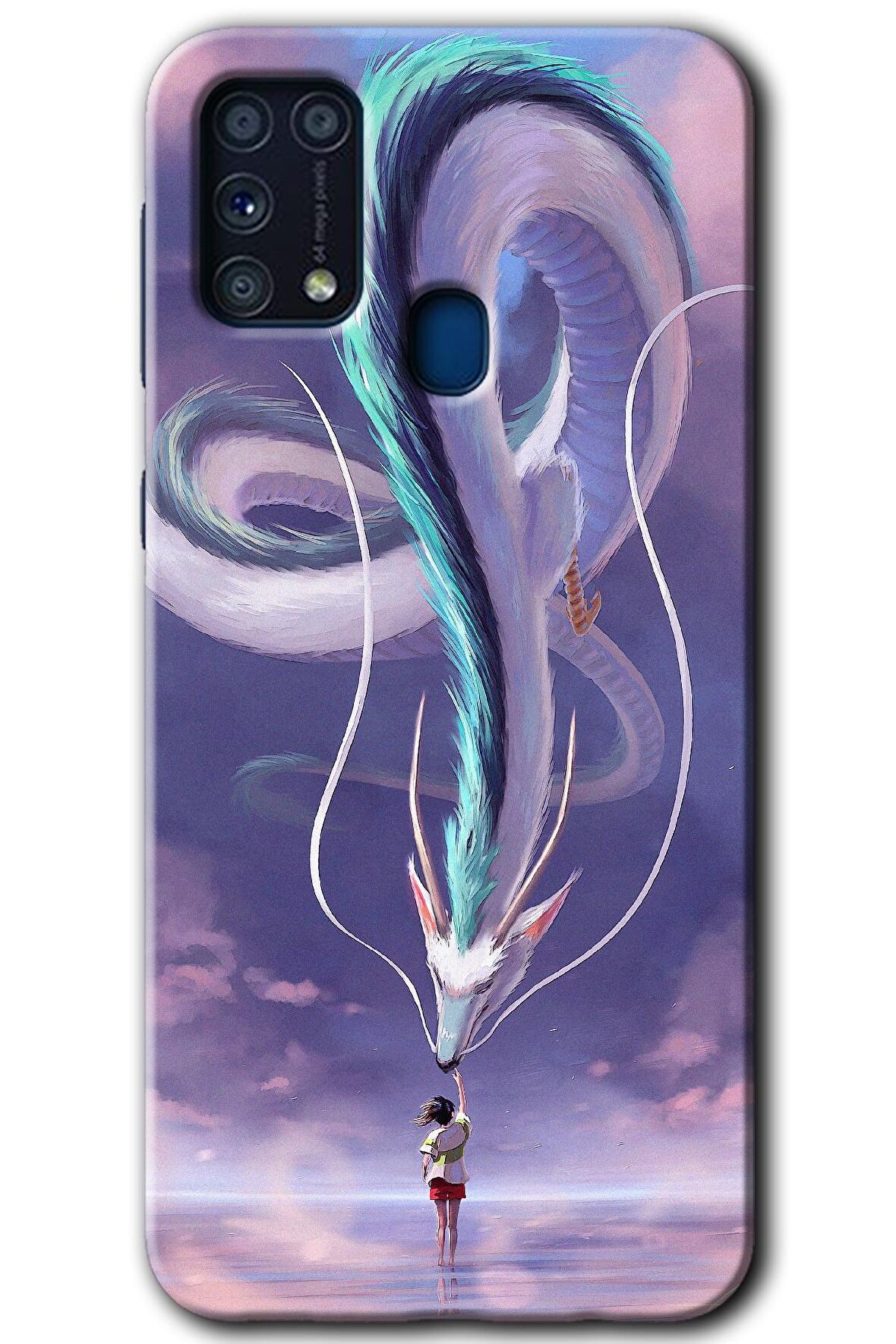 Galaxy M31 Kılıf HD Desen Baskılı Arka Kapak - Dragon Snake 