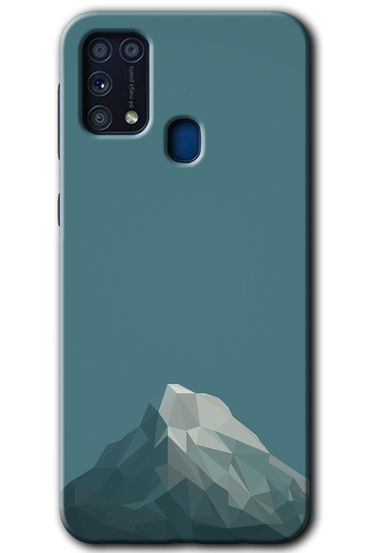 Galaxy M31 Kılıf HD Desen Baskılı Arka Kapak - Alone Mountain 