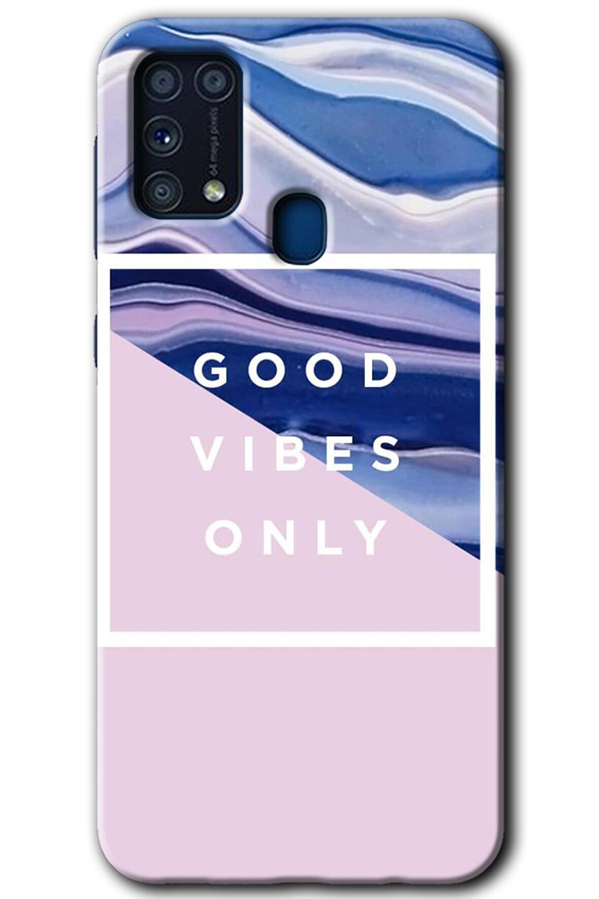 Galaxy M31 Kılıf HD Desen Baskılı Arka Kapak - Good Vibes 
