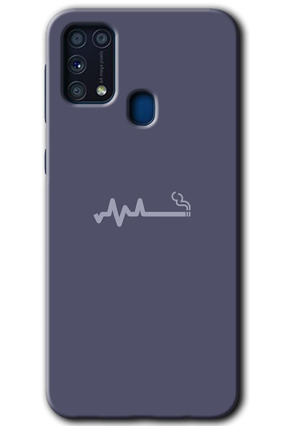 Galaxy M31 Kılıf HD Desen Baskılı Arka Kapak - Sigara Zararlıdır 
