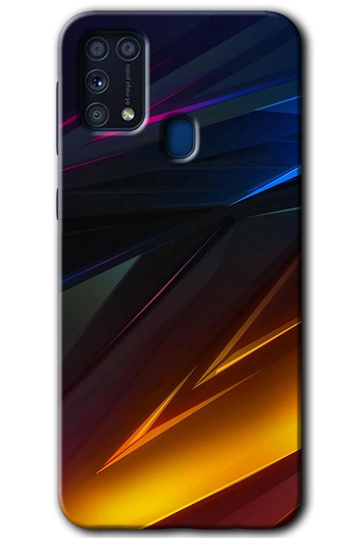 Galaxy M31 Kılıf HD Desen Baskılı Arka Kapak - Stranger Lines 