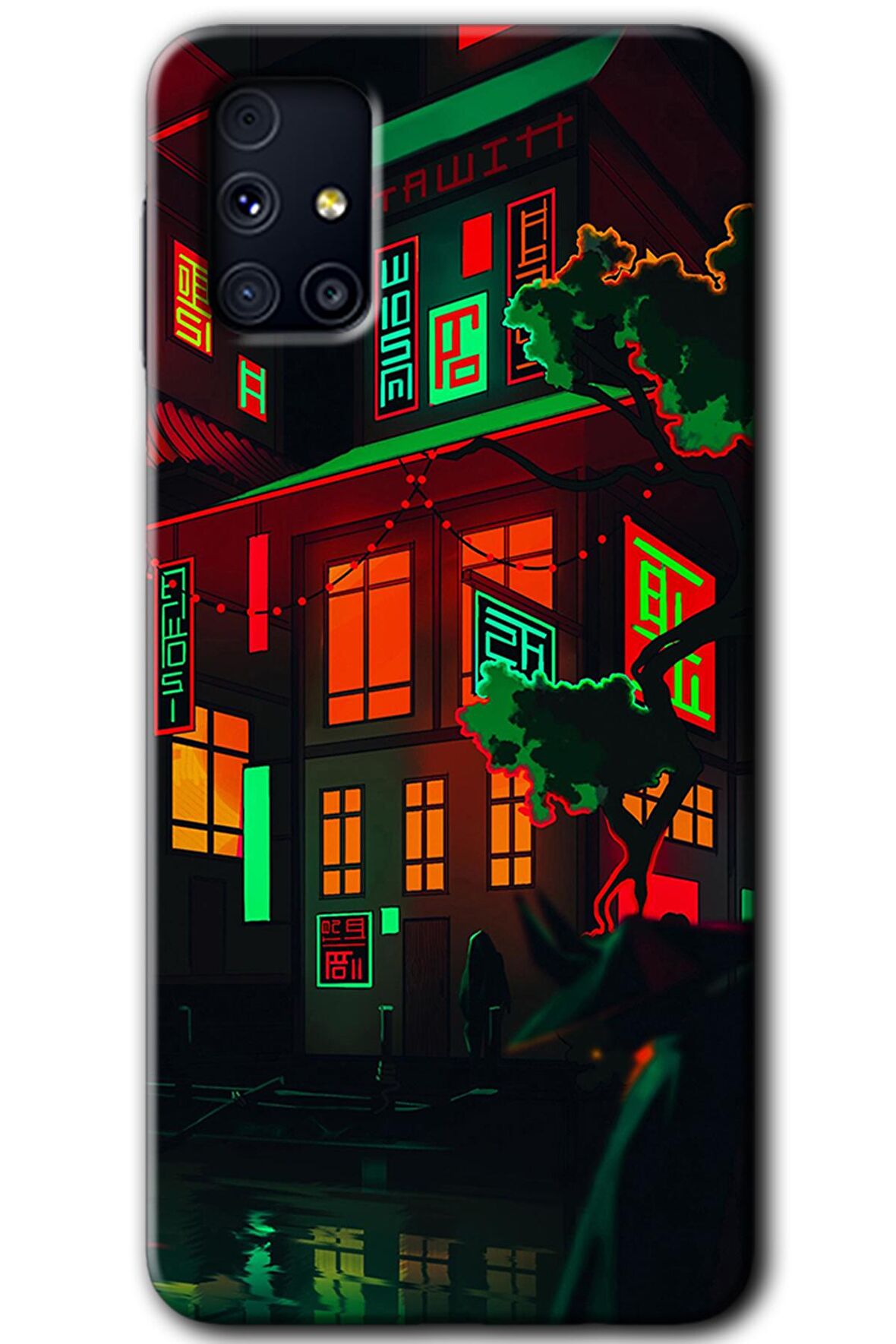 Galaxy M31s Kılıf HD Desen Baskılı Arka Kapak - China Street 