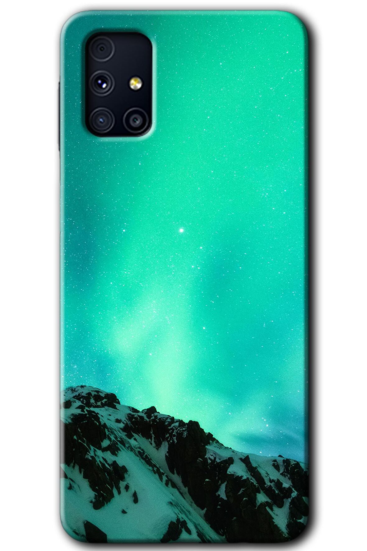 Galaxy M31s Kılıf HD Desen Baskılı Arka Kapak - Aurora 