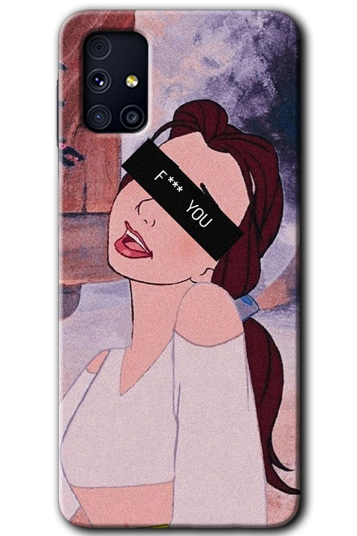 Galaxy M31s Kılıf HD Desen Baskılı Arka Kapak - Bad Girl 