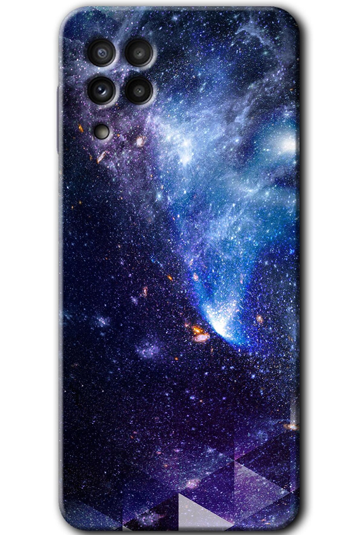 Galaxy M32 Kılıf HD Desen Baskılı Arka Kapak - Galaksi 