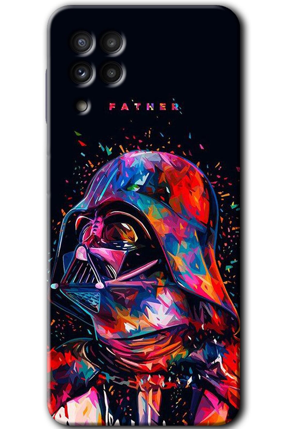 Galaxy M32 Kılıf HD Desen Baskılı Arka Kapak - Father Vader 