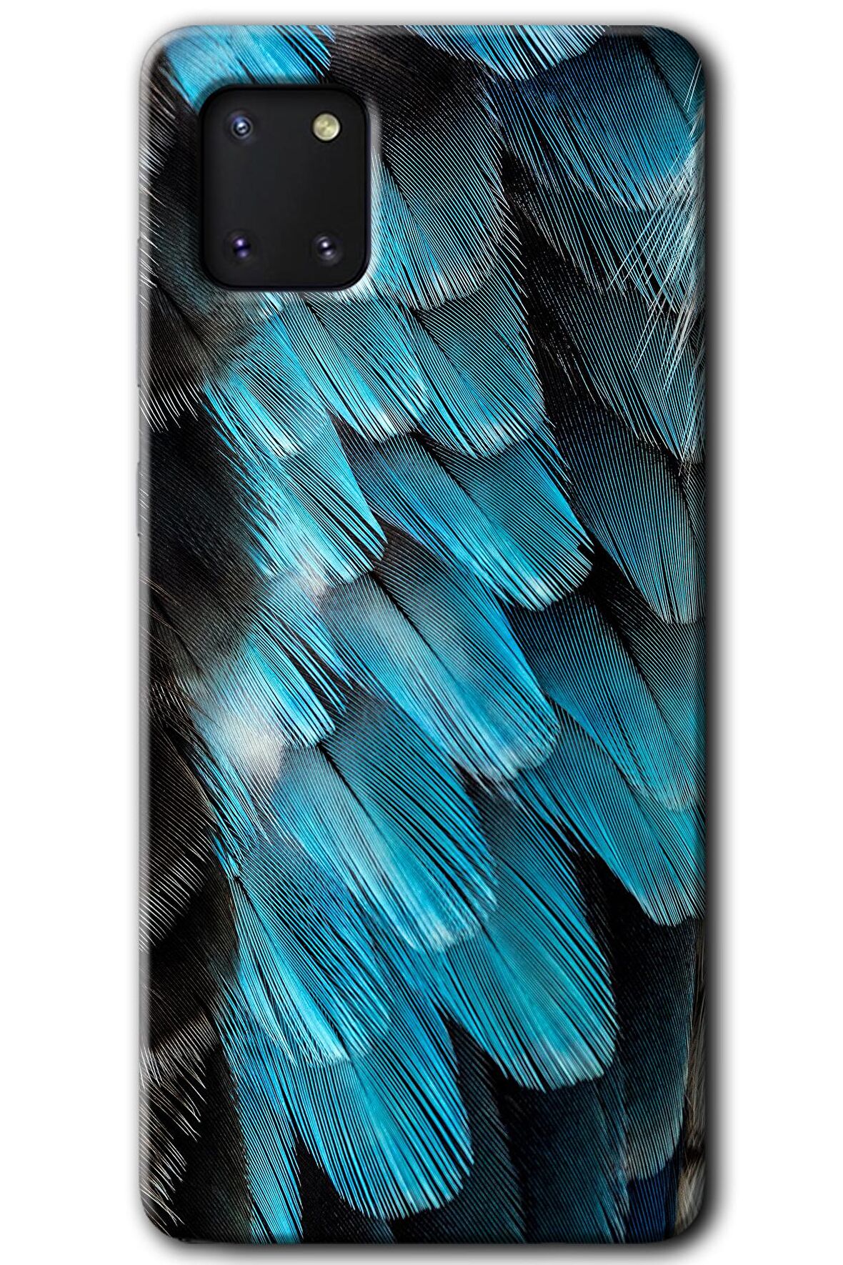 Galaxy Note 10 Lite Kılıf HD Desen Baskılı Arka Kapak - 9D Tüyler 