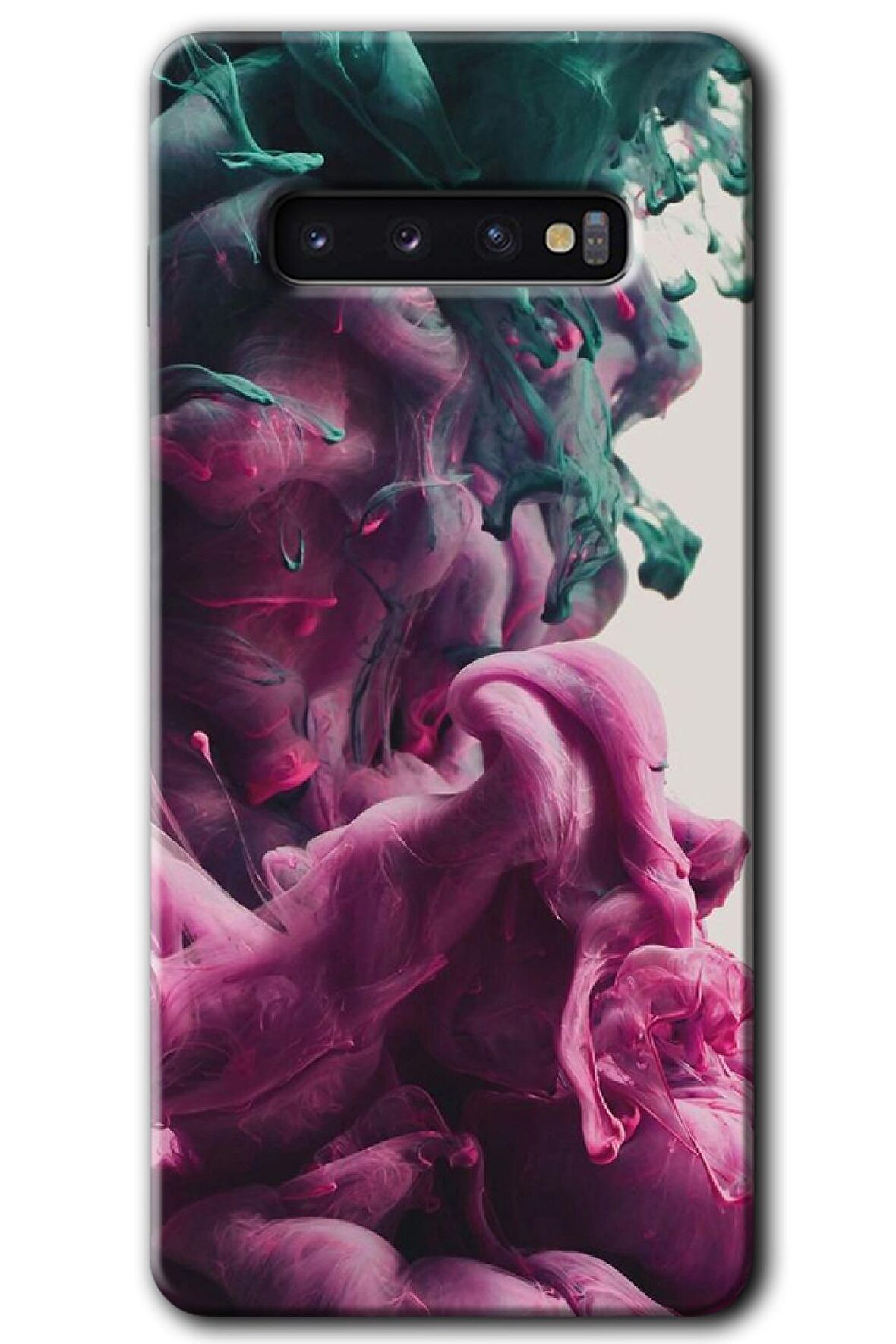 Galaxy S10 Kılıf HD Desen Baskılı Arka Kapak - Liquid Cloud 