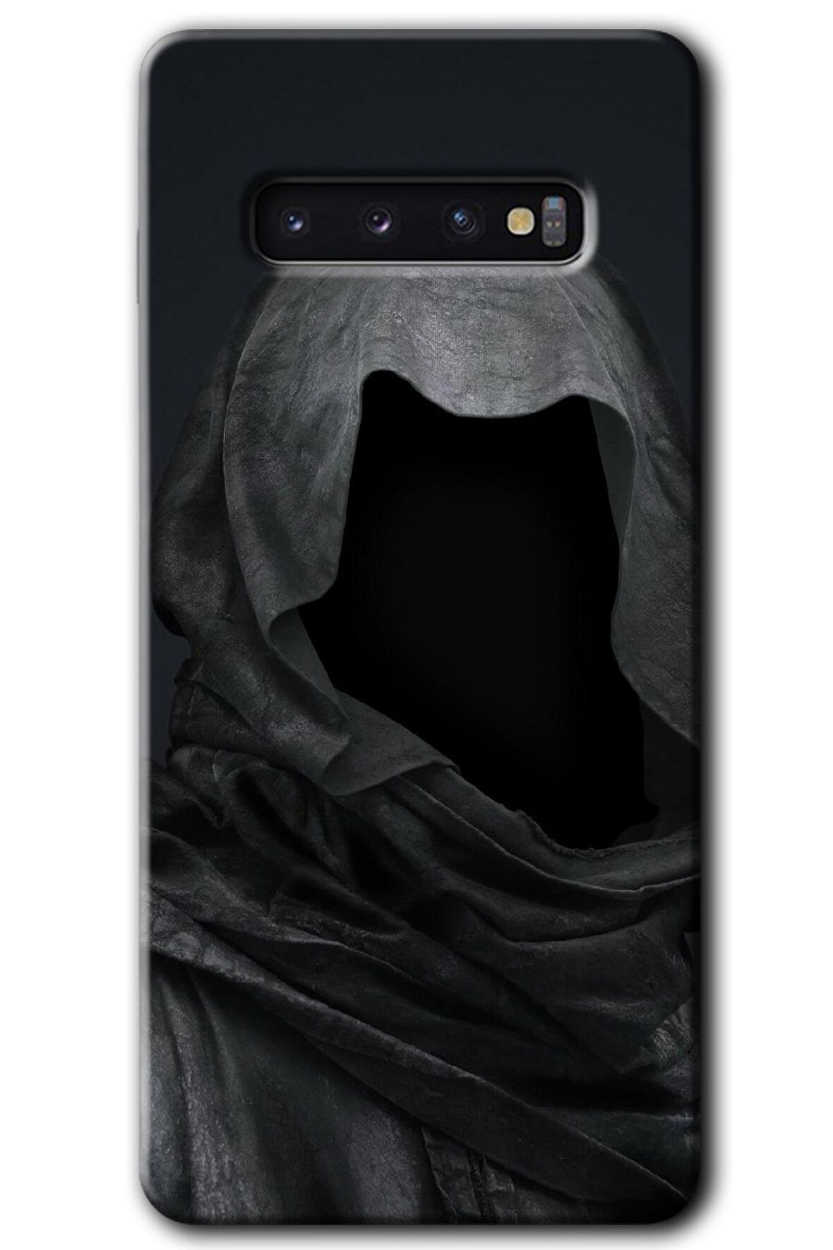 Galaxy S10 Kılıf HD Desen Baskılı Arka Kapak - Death 