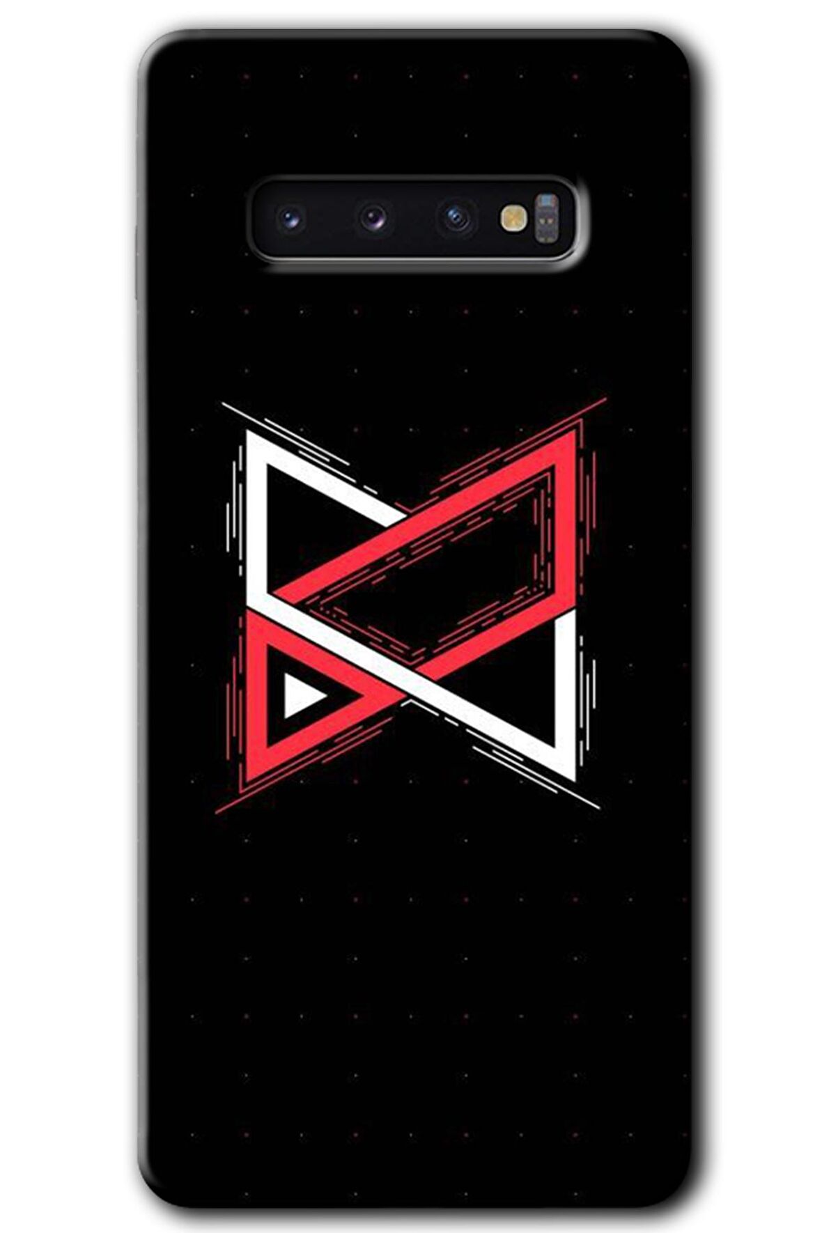 Galaxy S10 Kılıf HD Desen Baskılı Arka Kapak - Kilit 