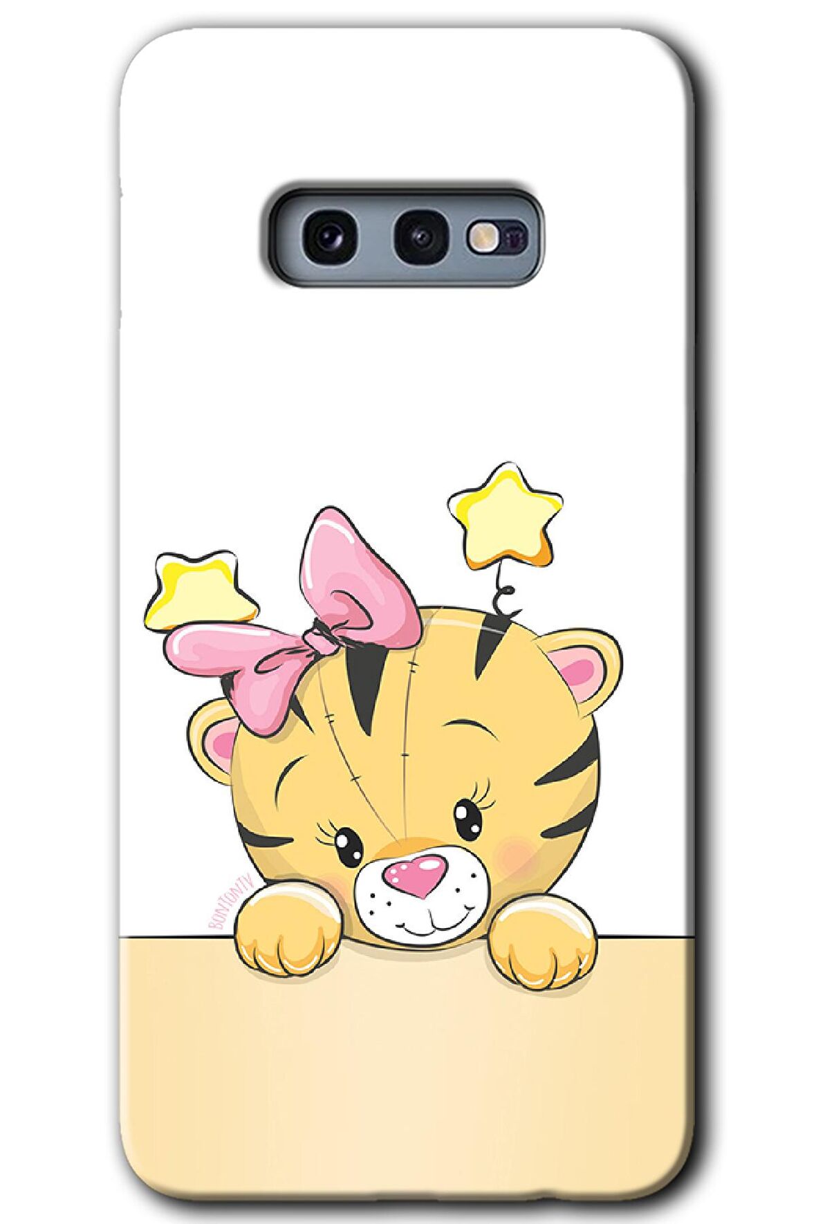 Galaxy S10e Kılıf HD Desen Baskılı Arka Kapak - Sevimli Kedi 