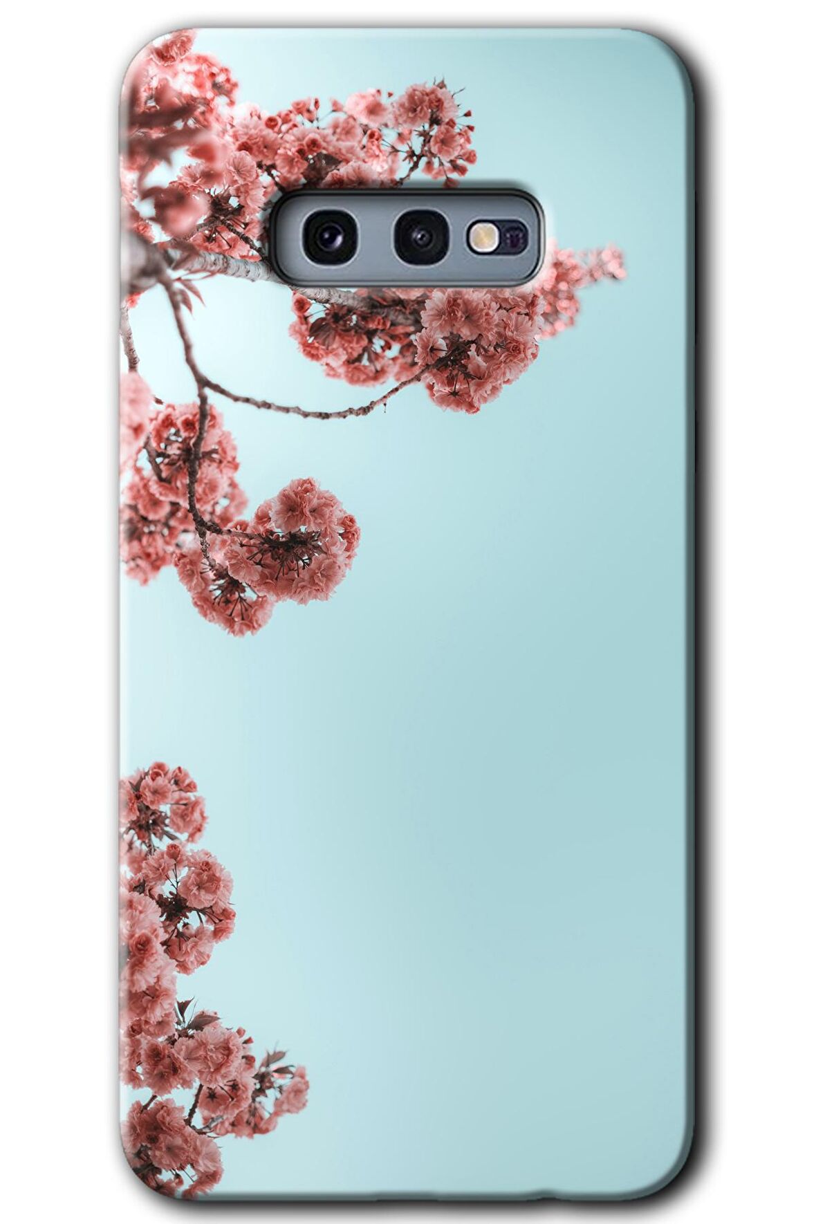 Galaxy S10e Kılıf HD Desen Baskılı Arka Kapak - Japon Çiçeği 