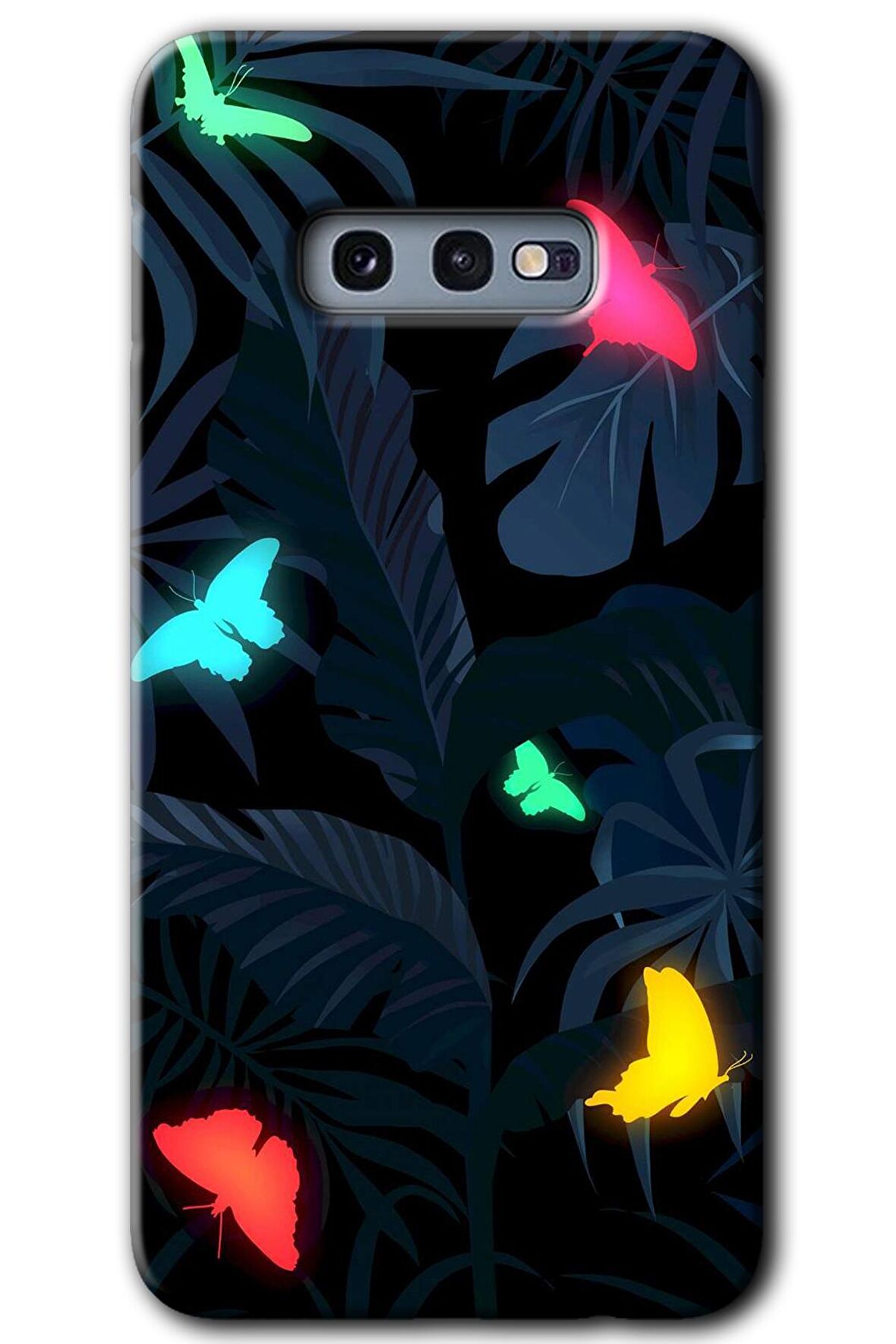 Galaxy S10e Kılıf HD Desen Baskılı Arka Kapak - Lighter Butterfly 