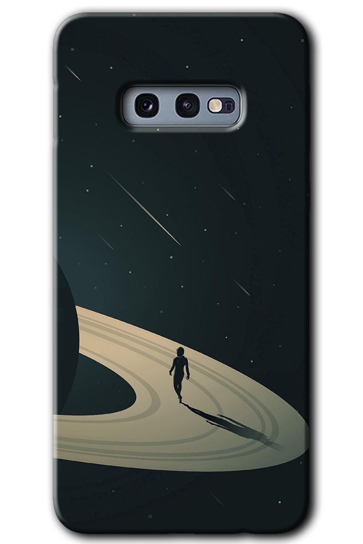 Galaxy S10e Kılıf HD Desen Baskılı Arka Kapak - Space Planet 