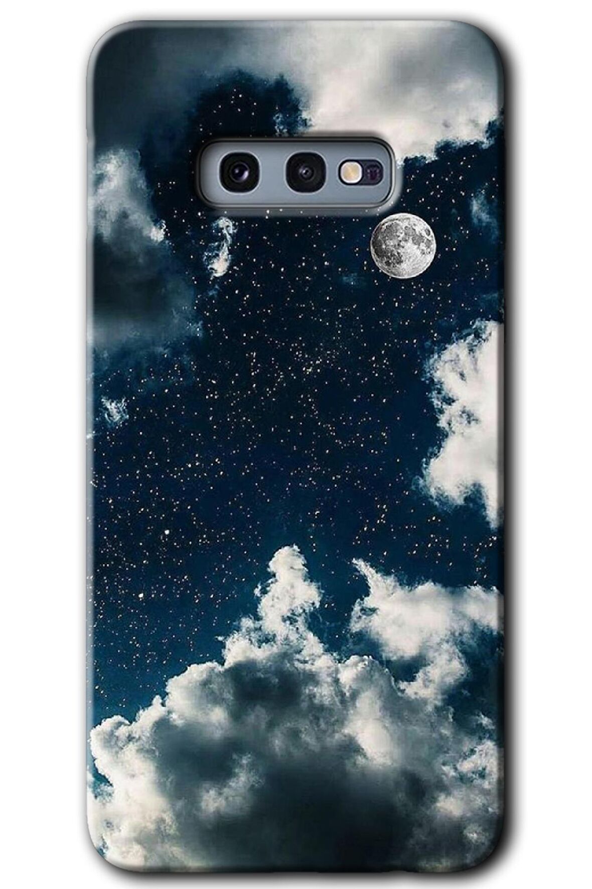 Galaxy S10e Kılıf HD Desen Baskılı Arka Kapak - Gece Gökyüzü 