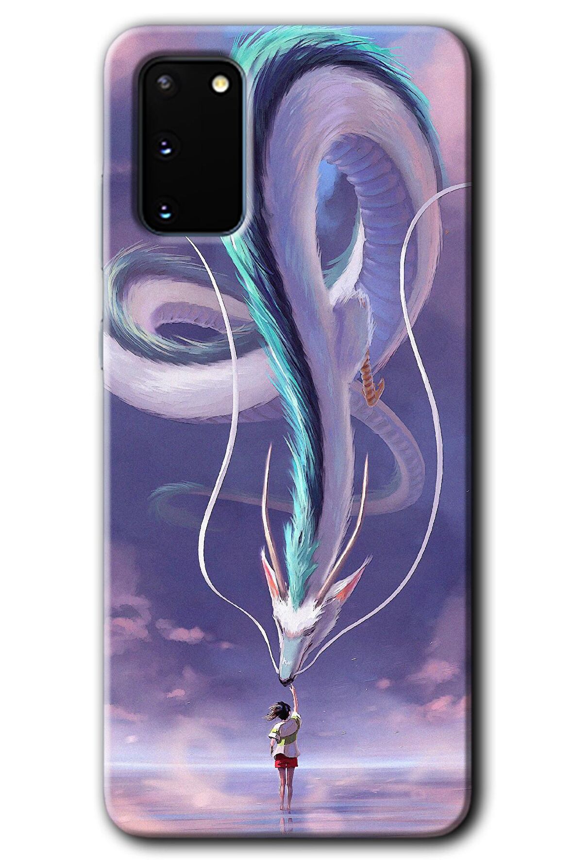 Galaxy S20 Kılıf HD Desen Baskılı Arka Kapak - Dragon Snake 