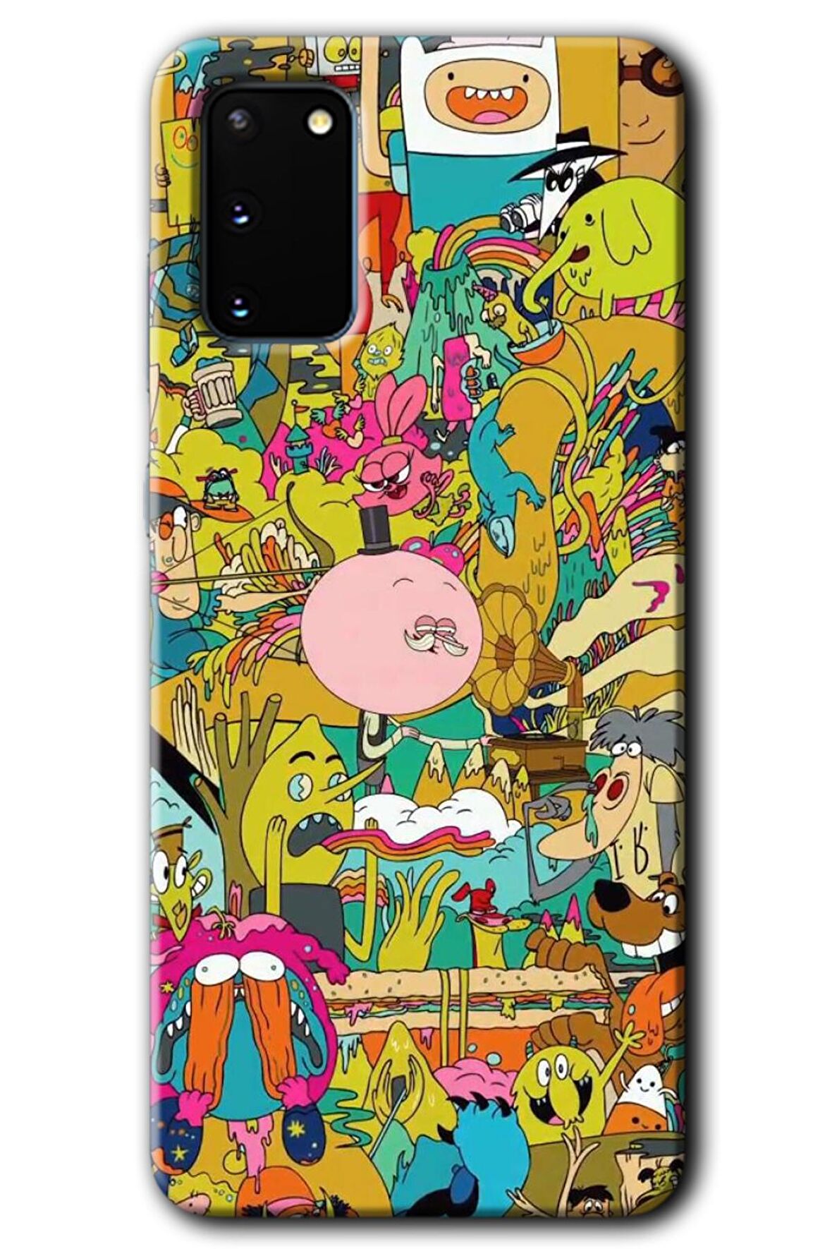 Galaxy S20 Kılıf HD Desen Baskılı Arka Kapak - Süper Çizgi Kahramanlar 2 